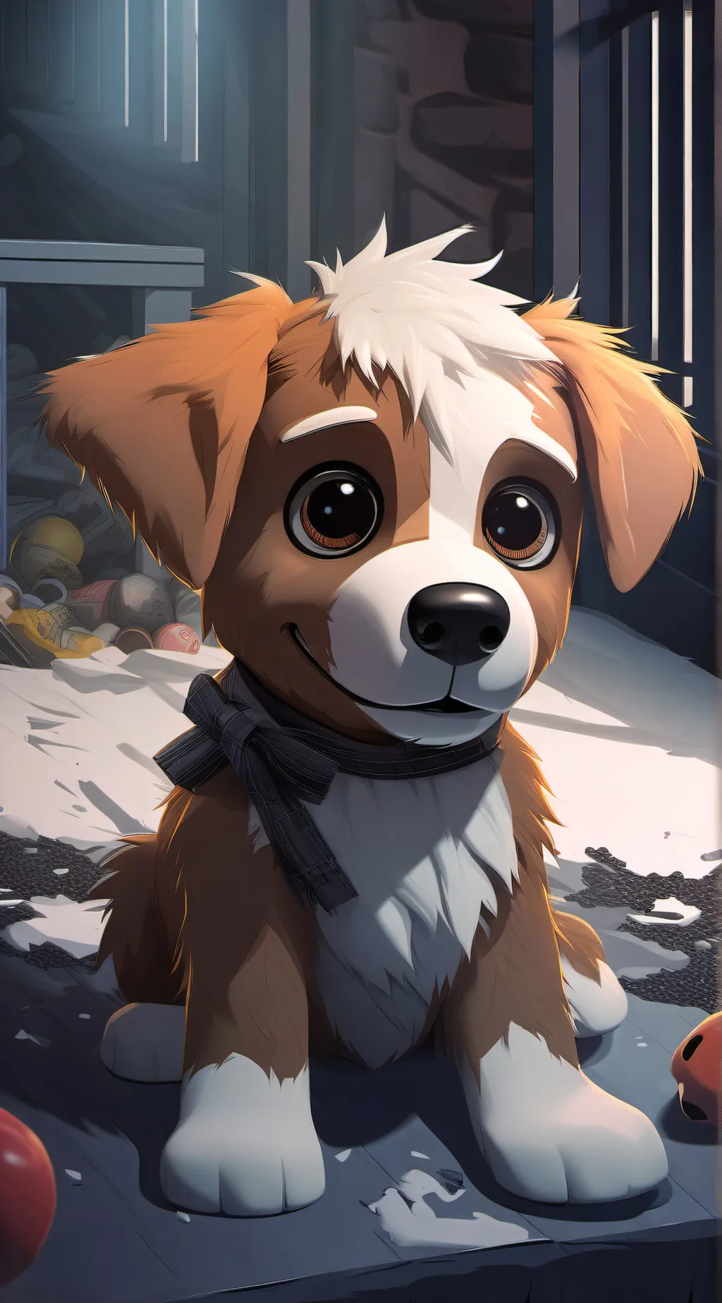ai character: Comfort Dog background