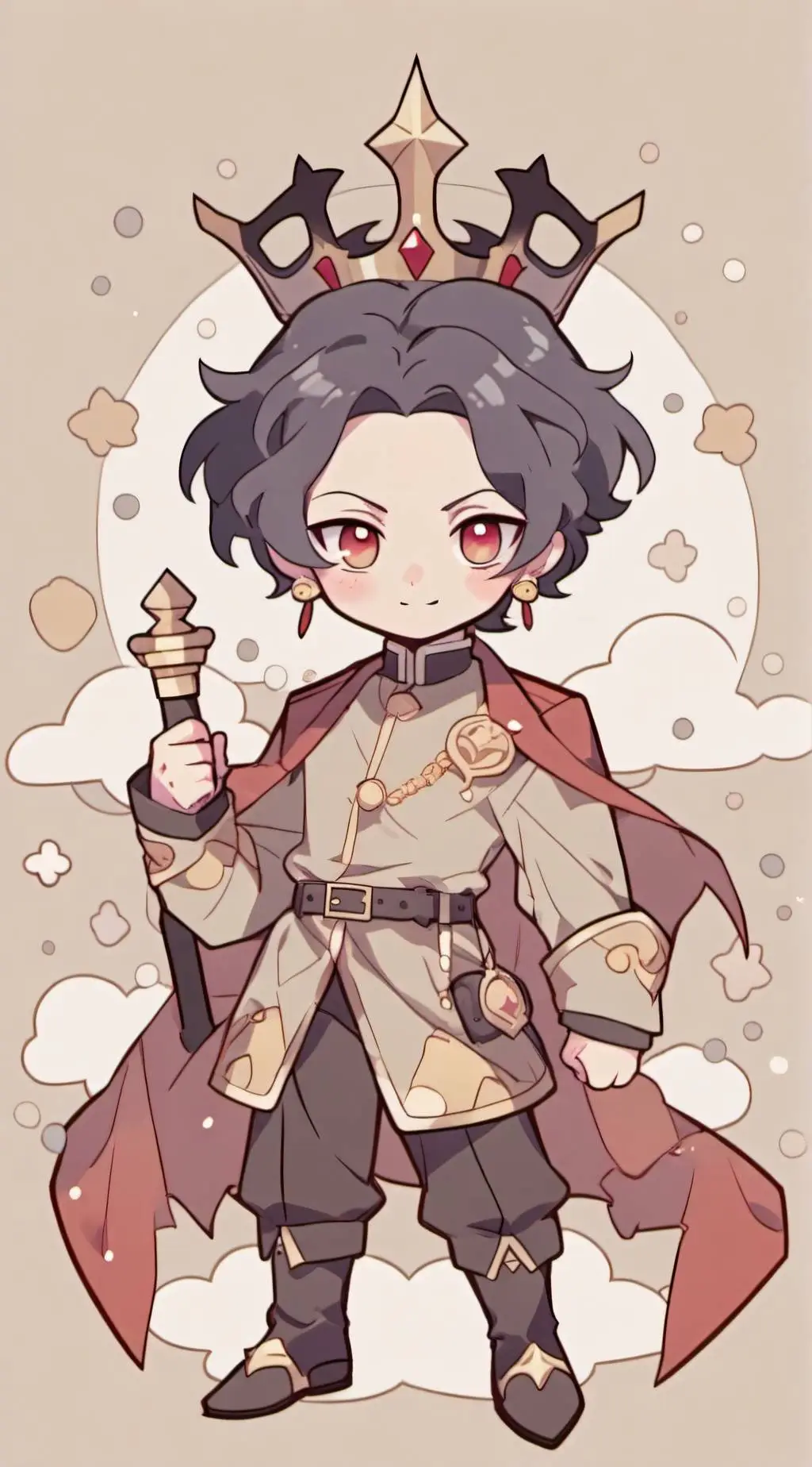 ai character: Muzan  background