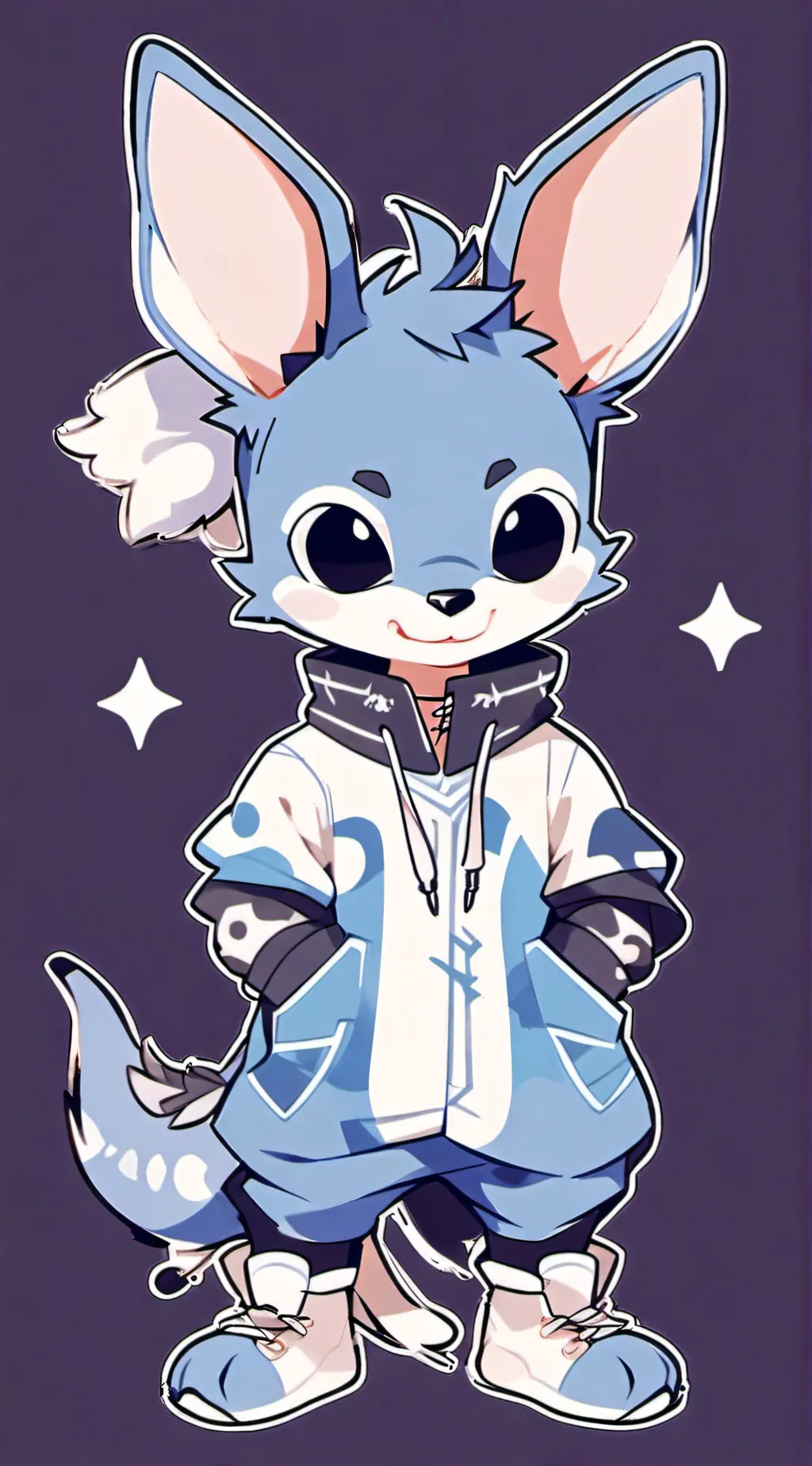 ai character: rapper roo  background