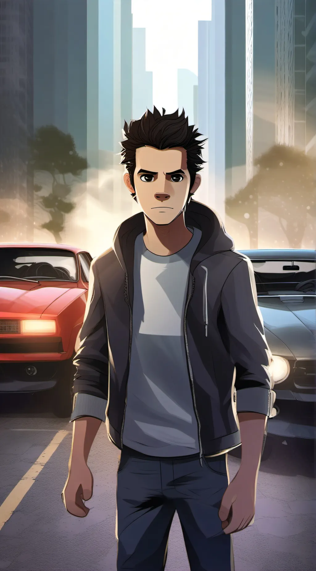 ai character: teen wolf background
