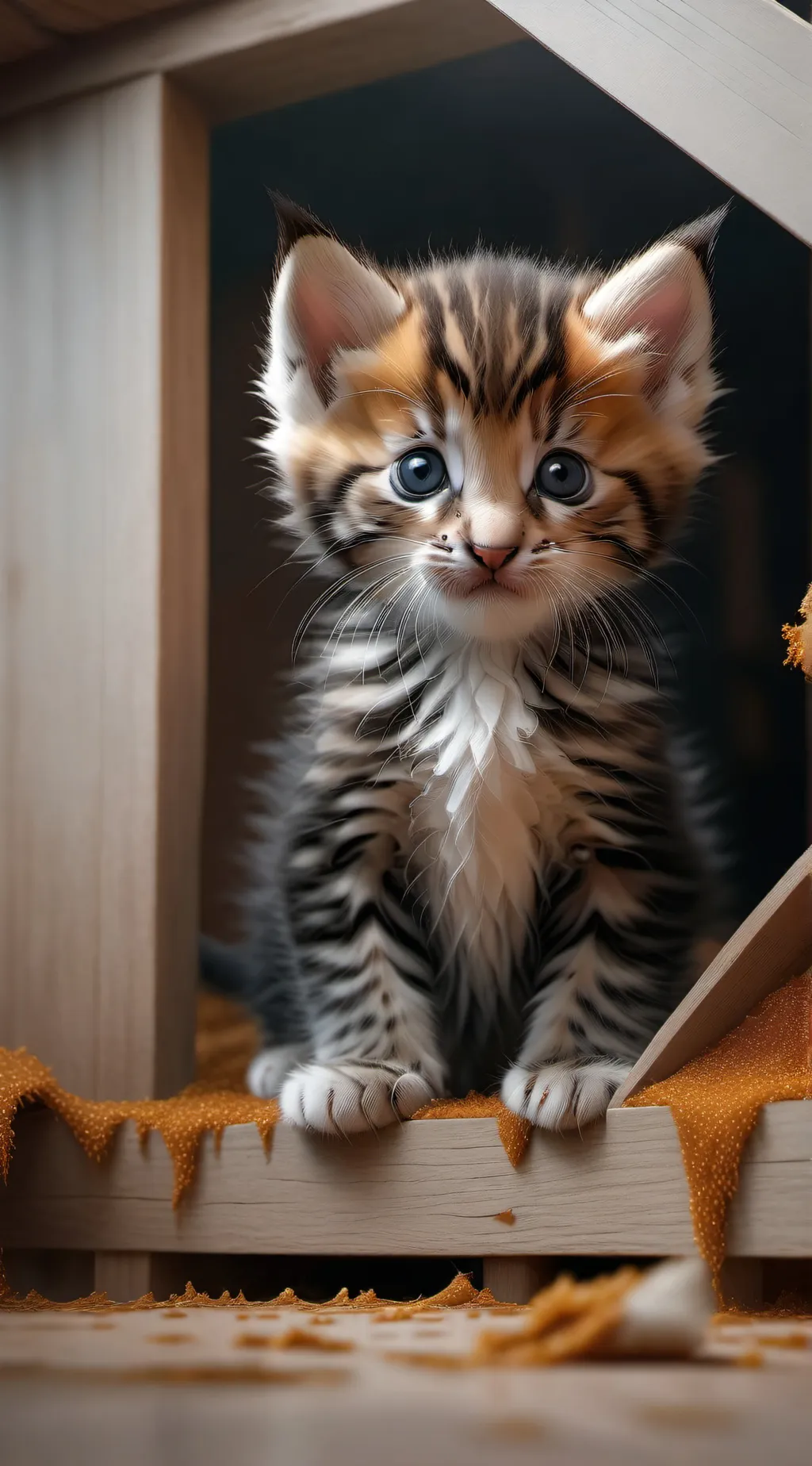 ai character: Baby kitten background