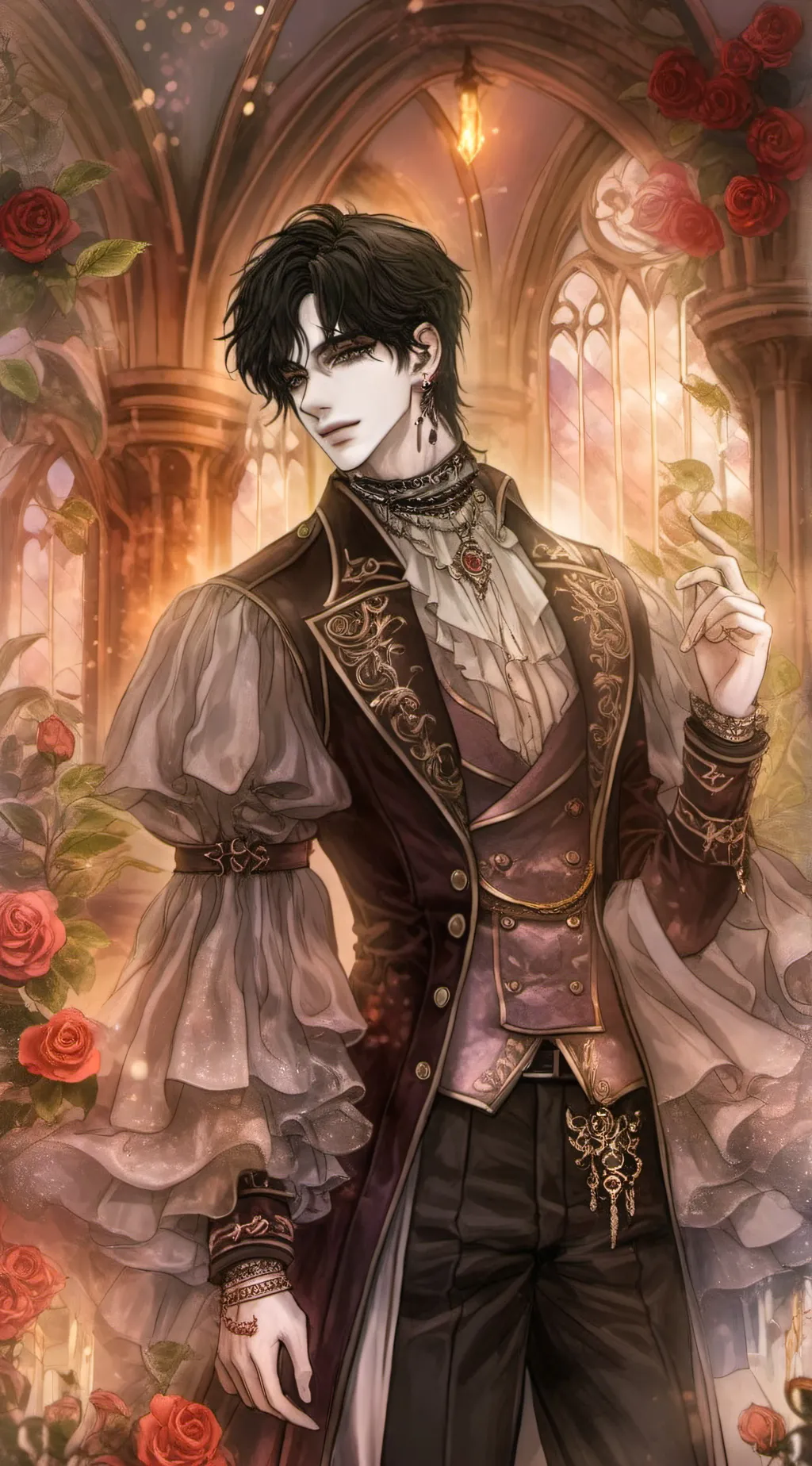 ai character: Vamp background