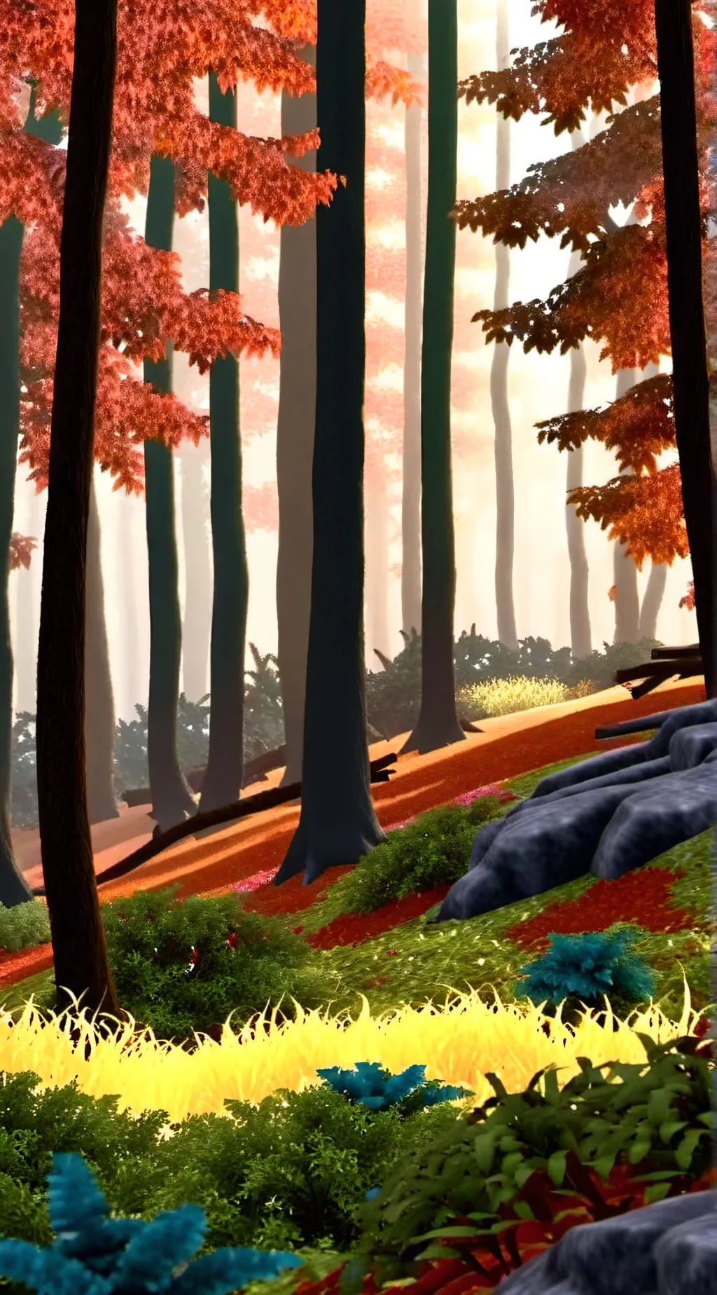 ai character: Size world background