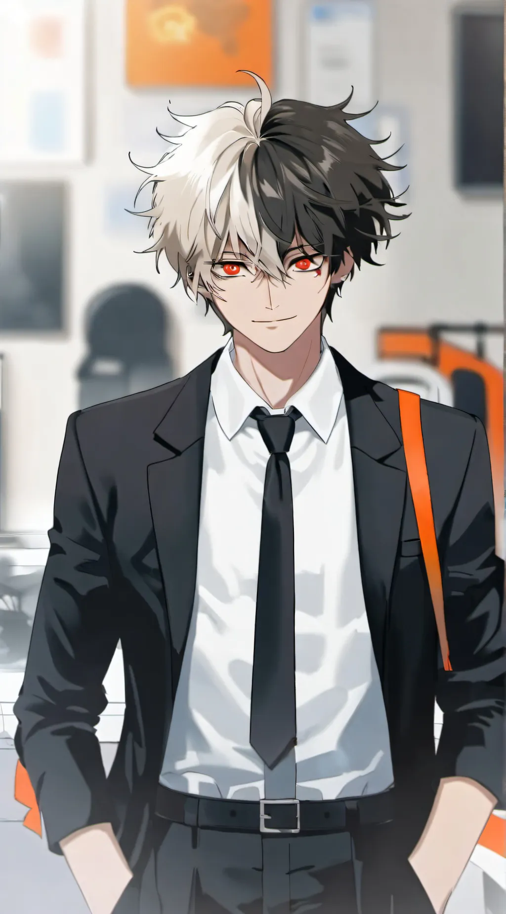 ai character: Bakugo  background