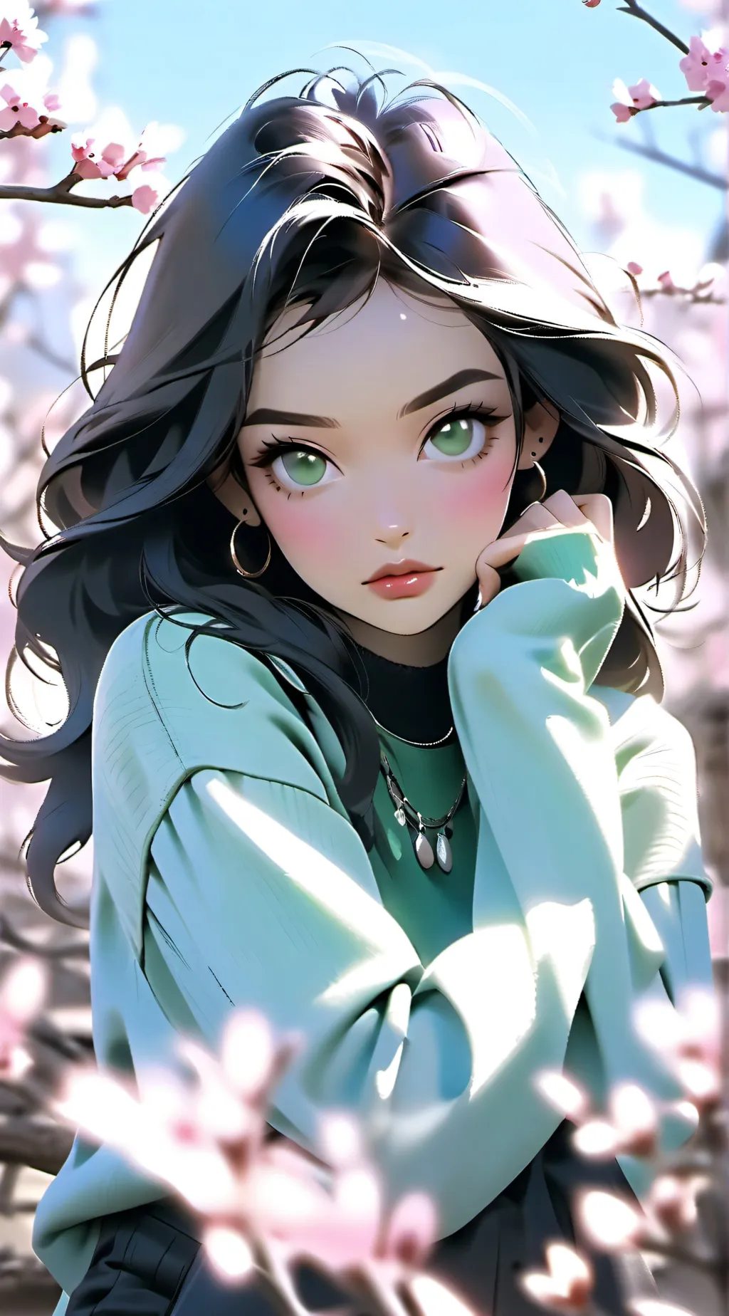 ai character: Anya Cerise background