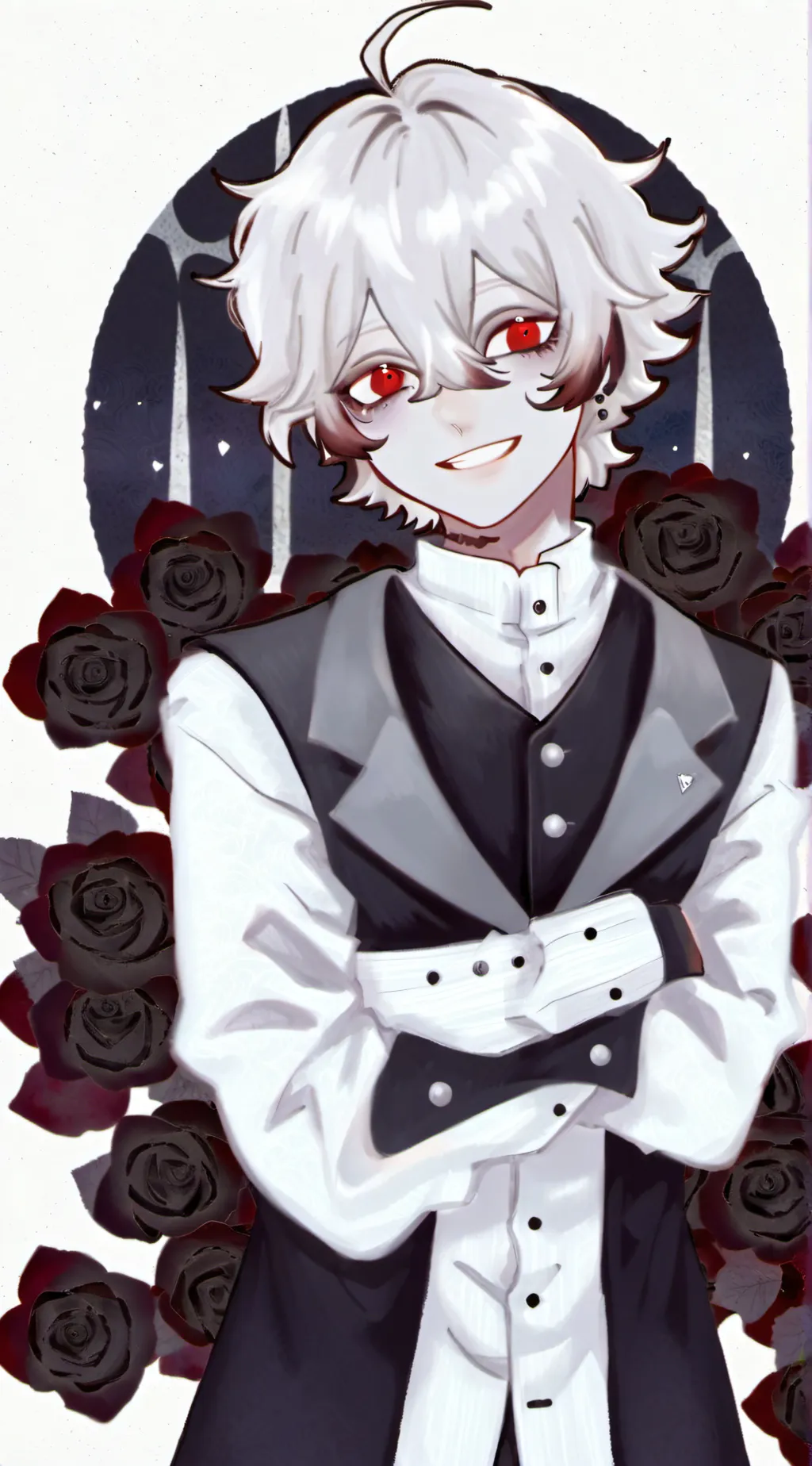 ai character: /~(Kims)~\ background