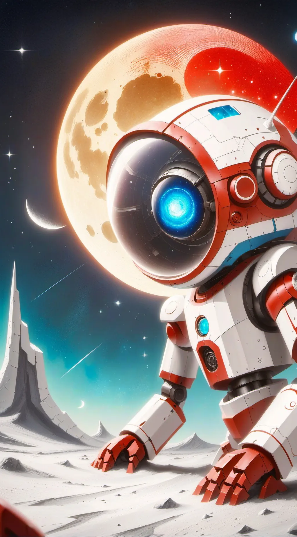 ai character: U.S.A Robot background