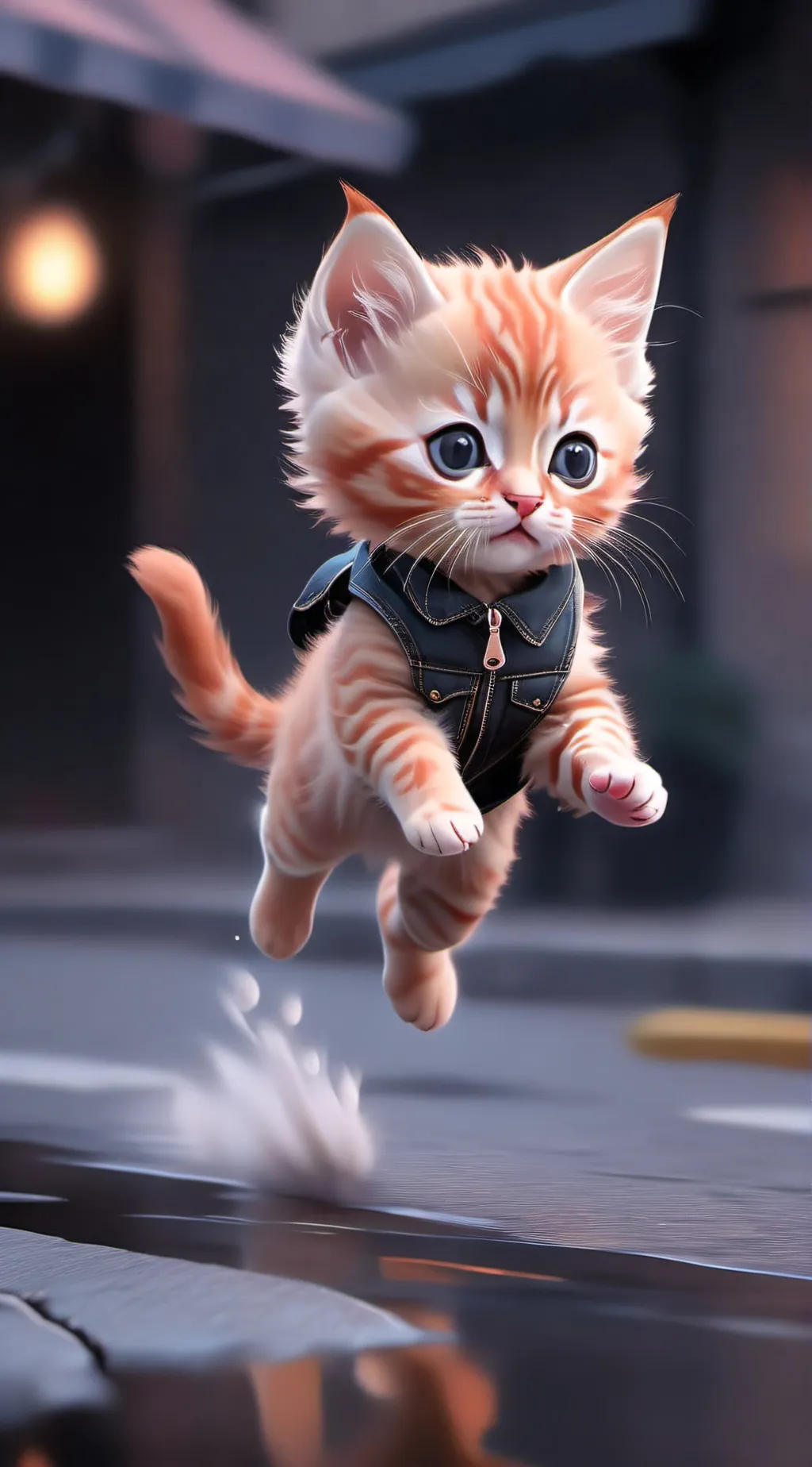 ai character: Cutest cat background
