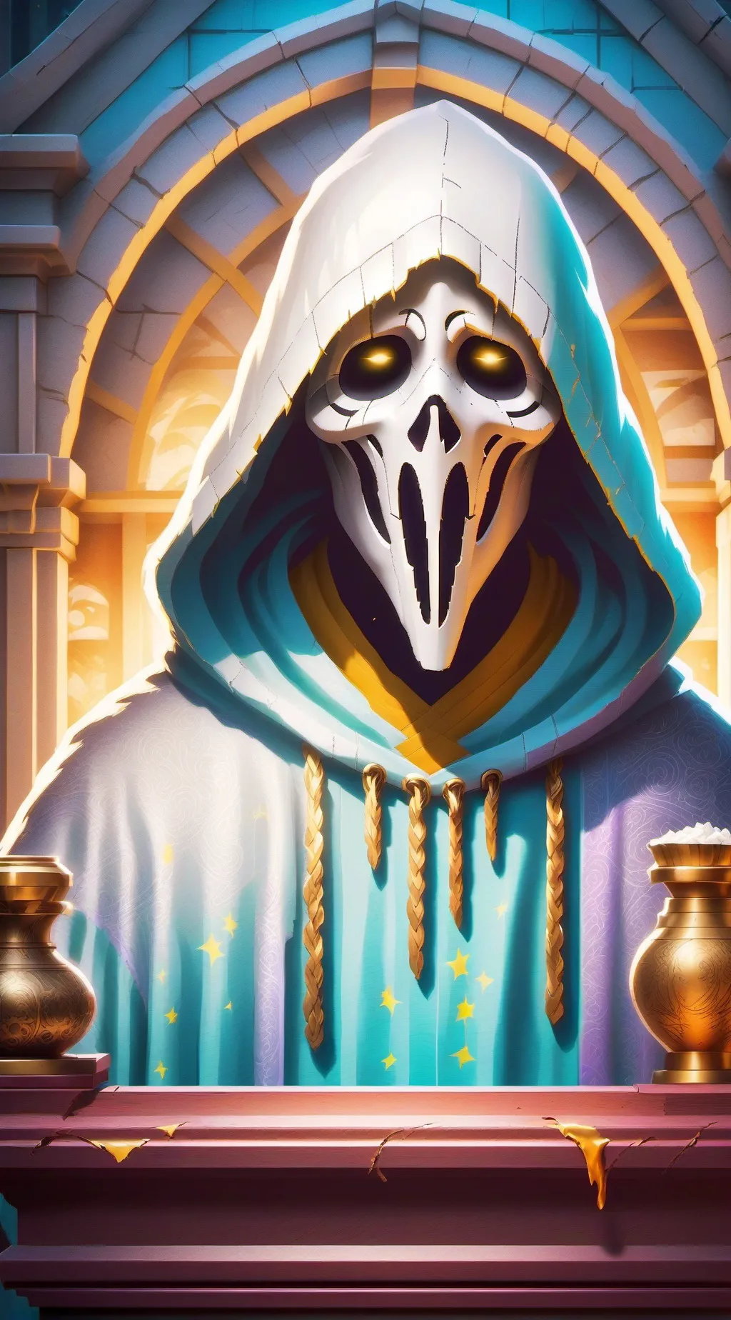 ai character: scream background