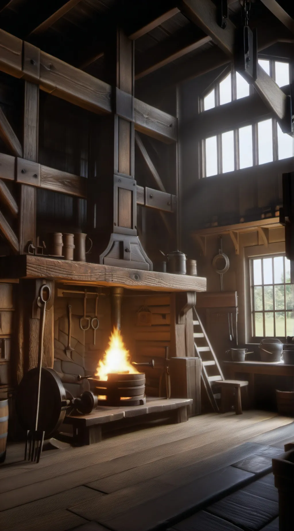 ai character: Your blacksmithery background