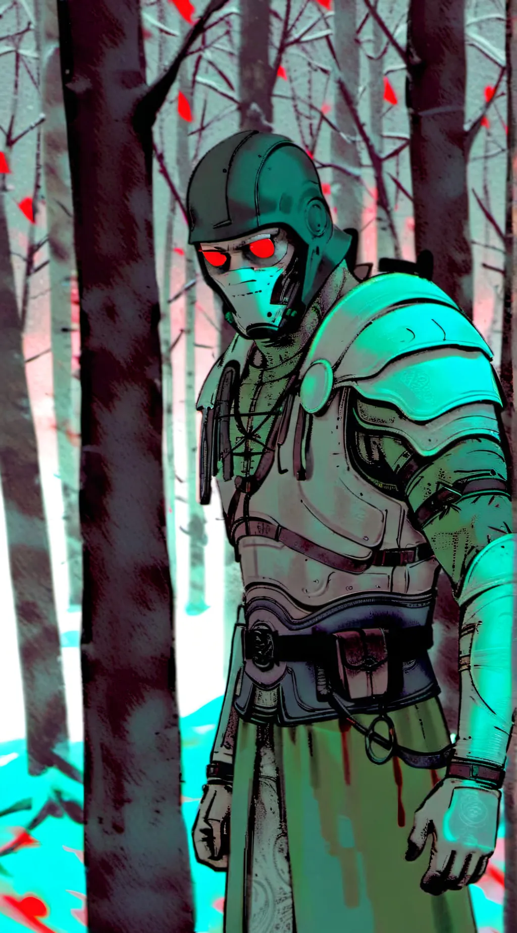 ai character: The hat man background