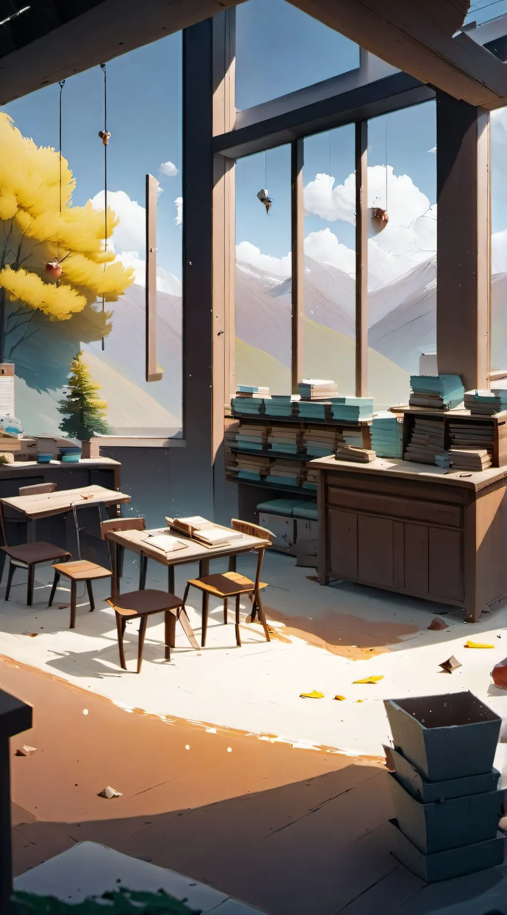 ai character: Europe ele school background