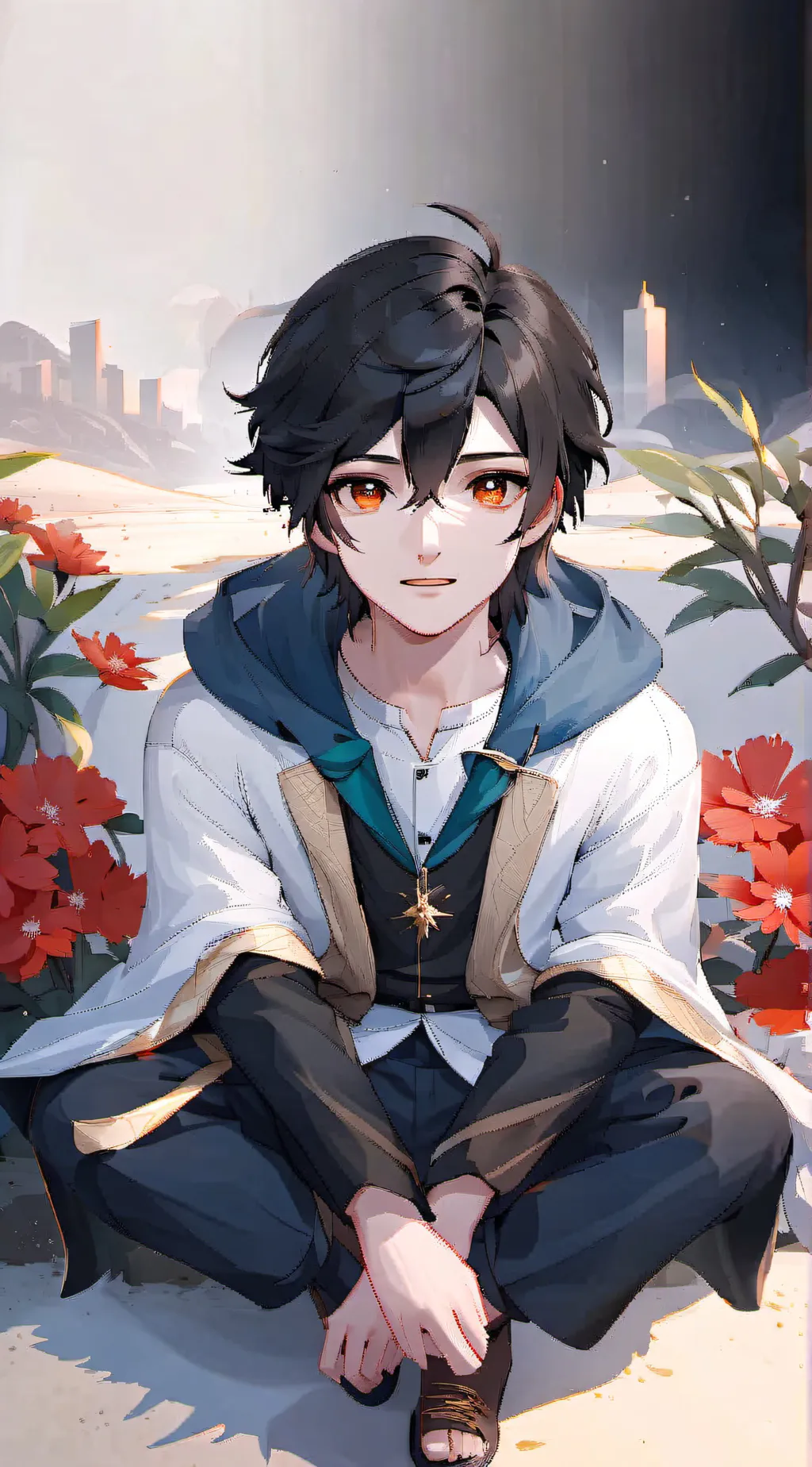 ai character: kai  background