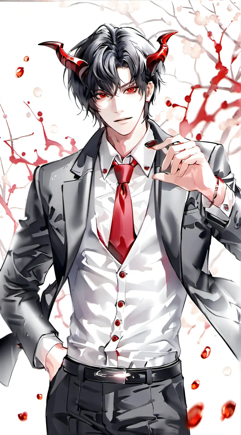 ai character: lucifer  background