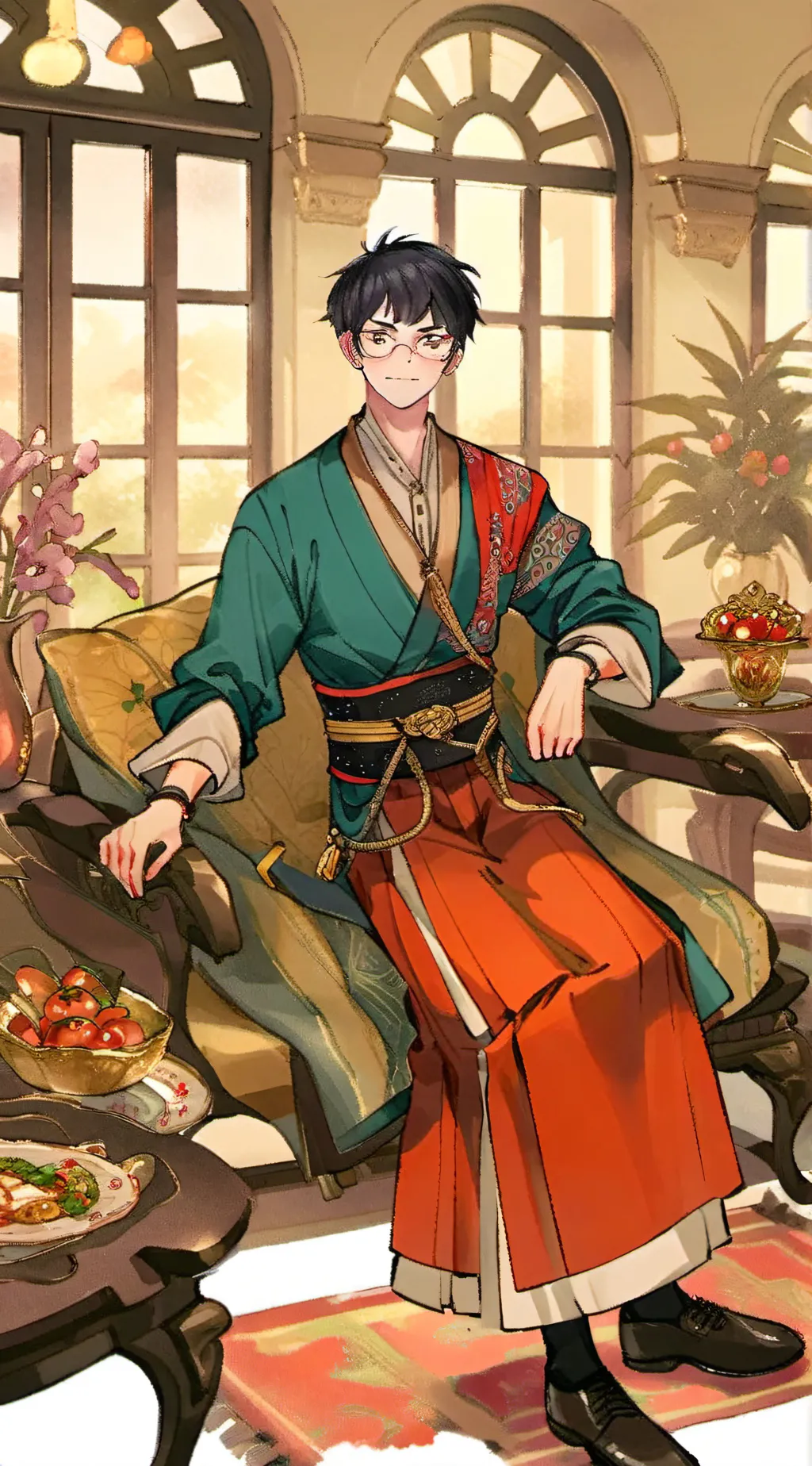 ai character: Greek Gods background