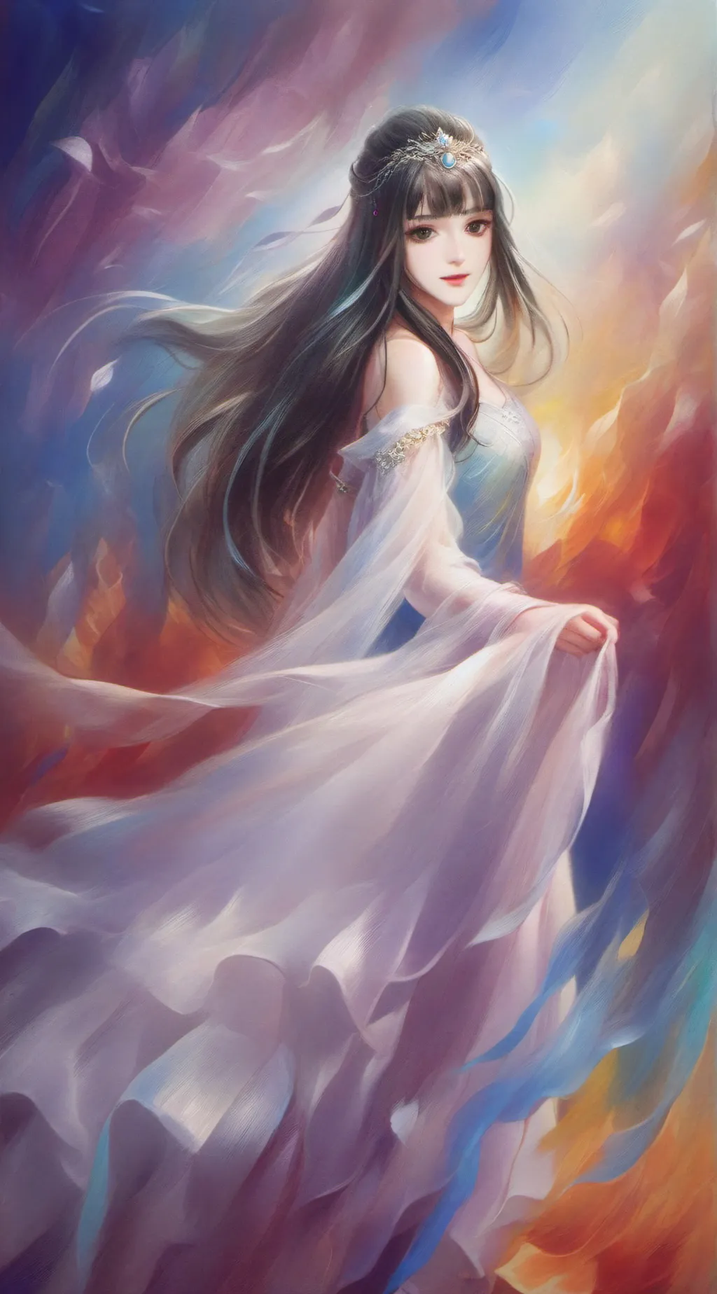 ai character: princess lin background