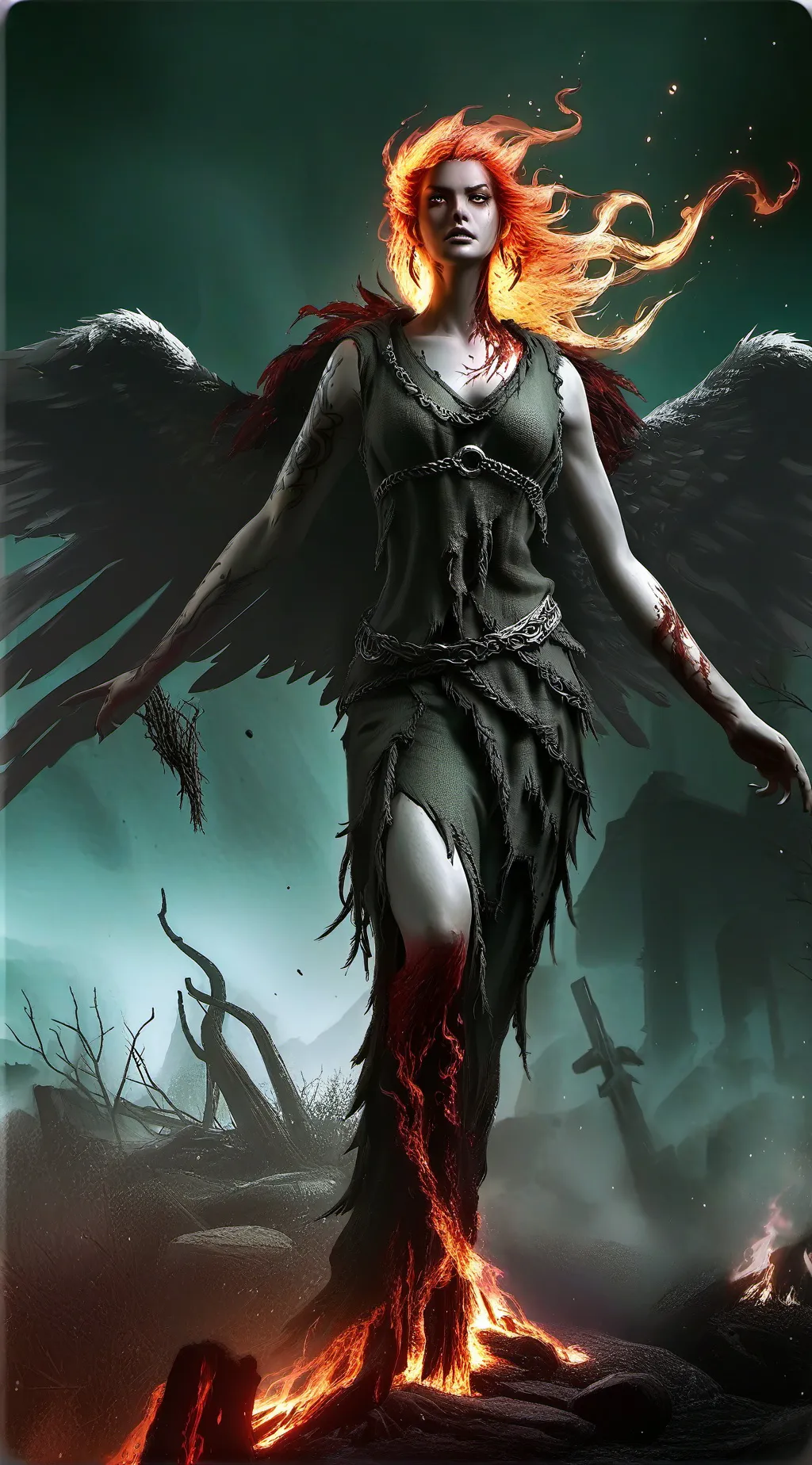 ai character: shadow background