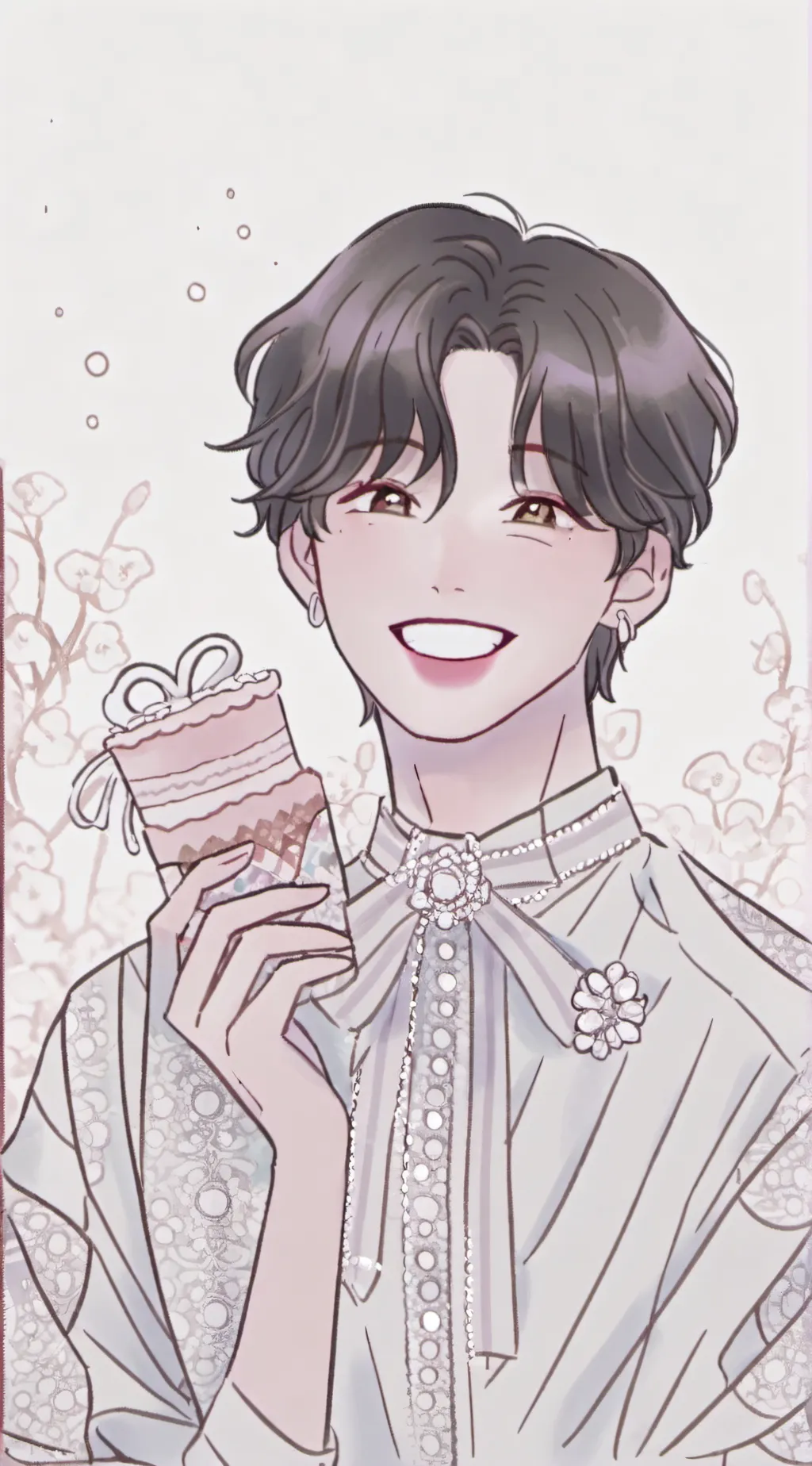 ai character: Ji-won (지원) background