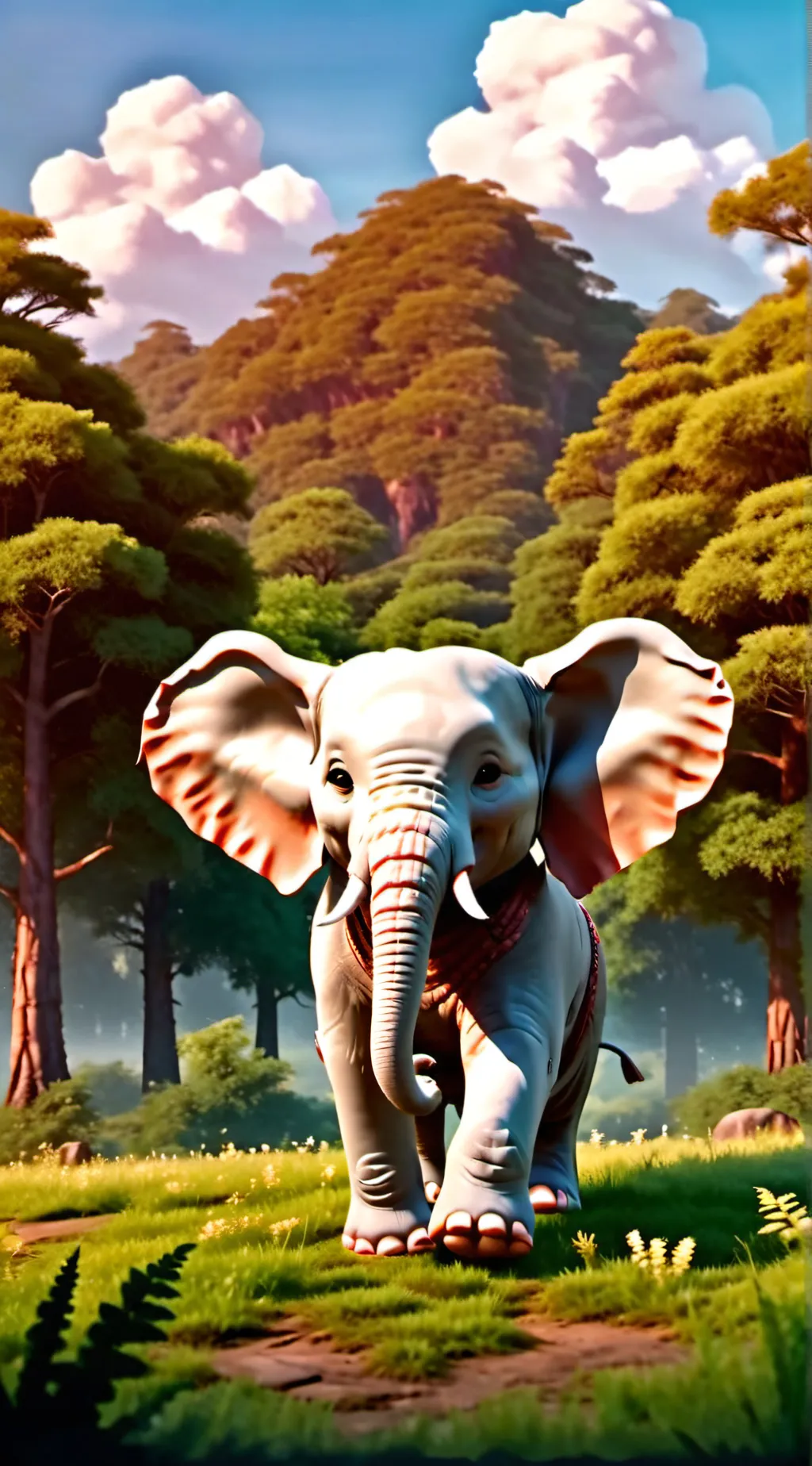 ai character: bubba bubbaphant background