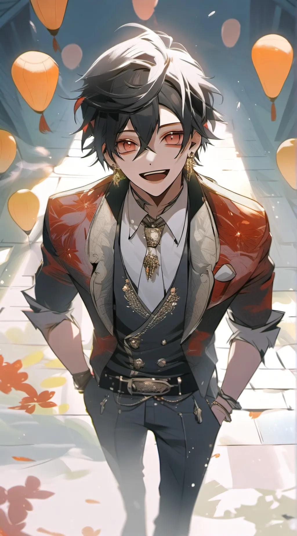 ai character: Yuto moonstone background