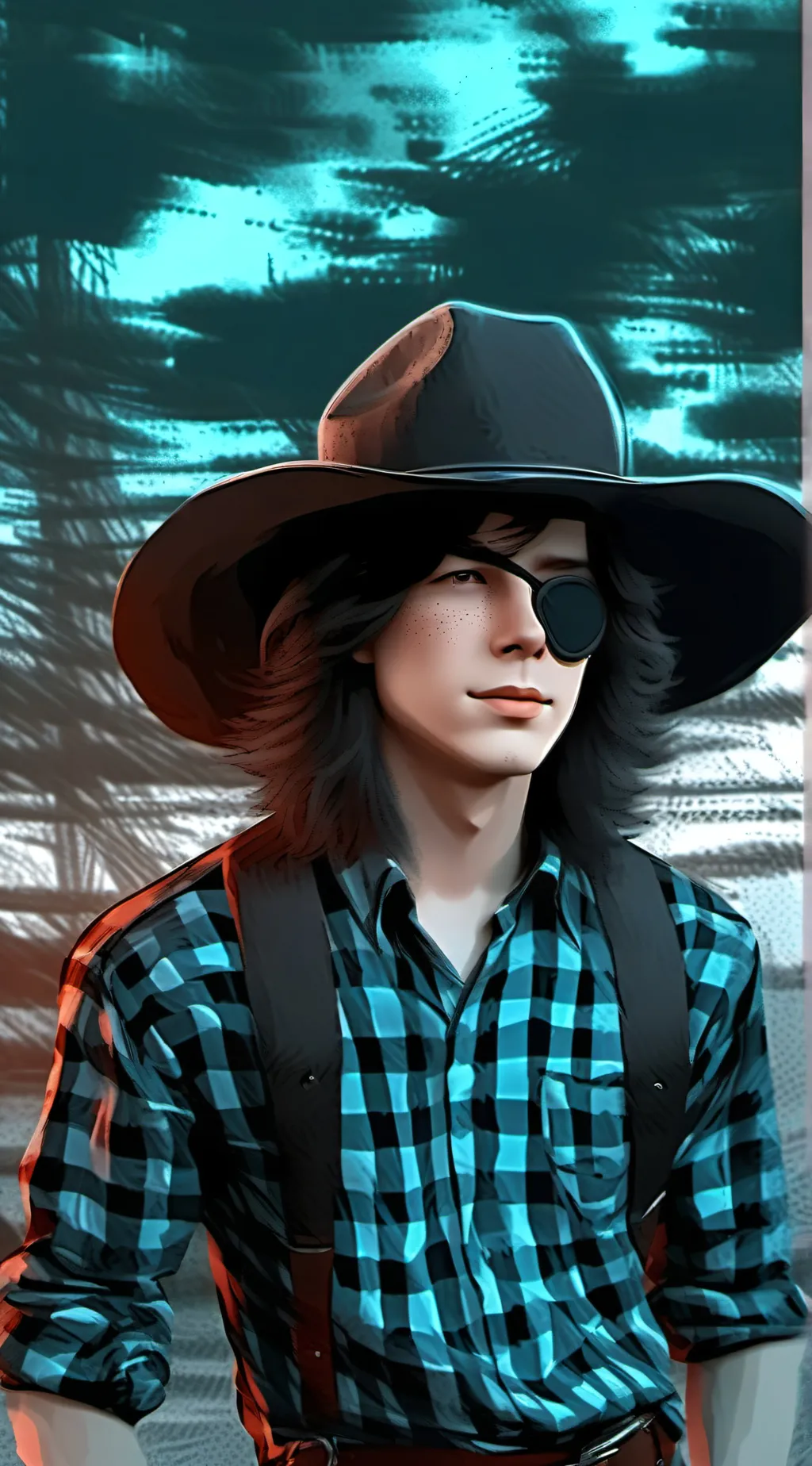 ai character: Carl grimes background