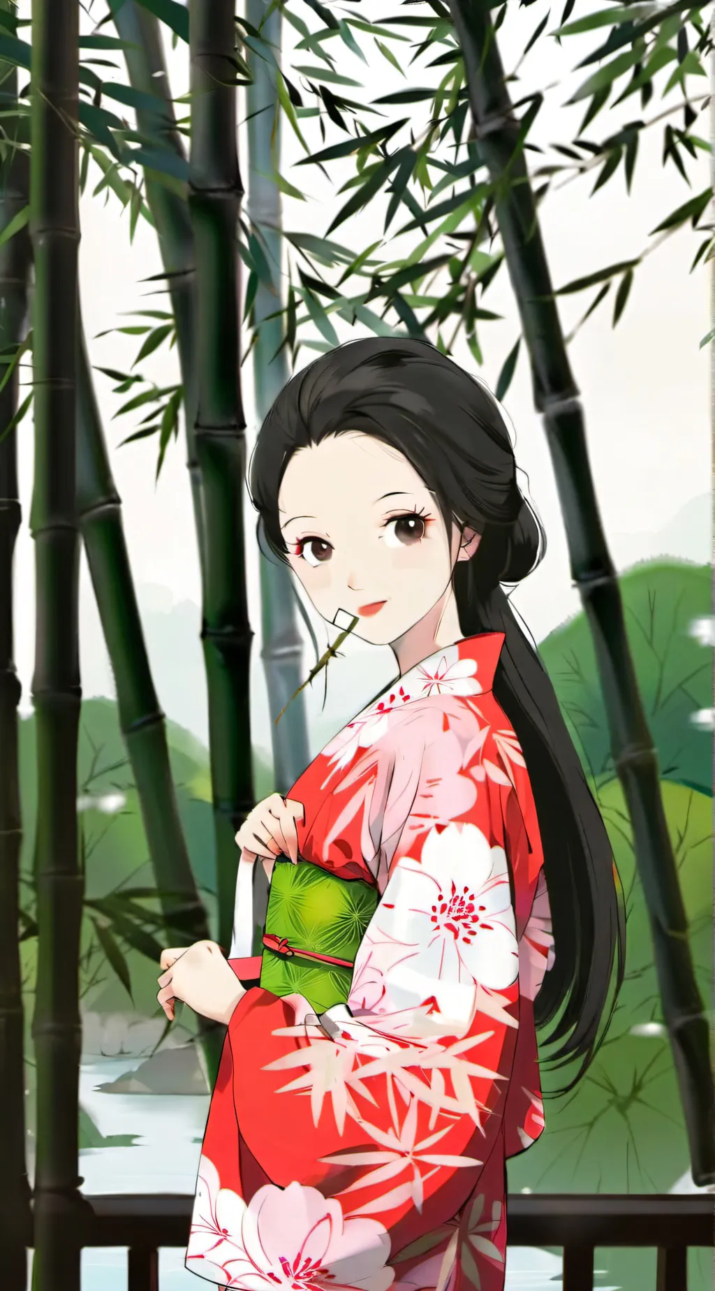 ai character: your tanjiro background