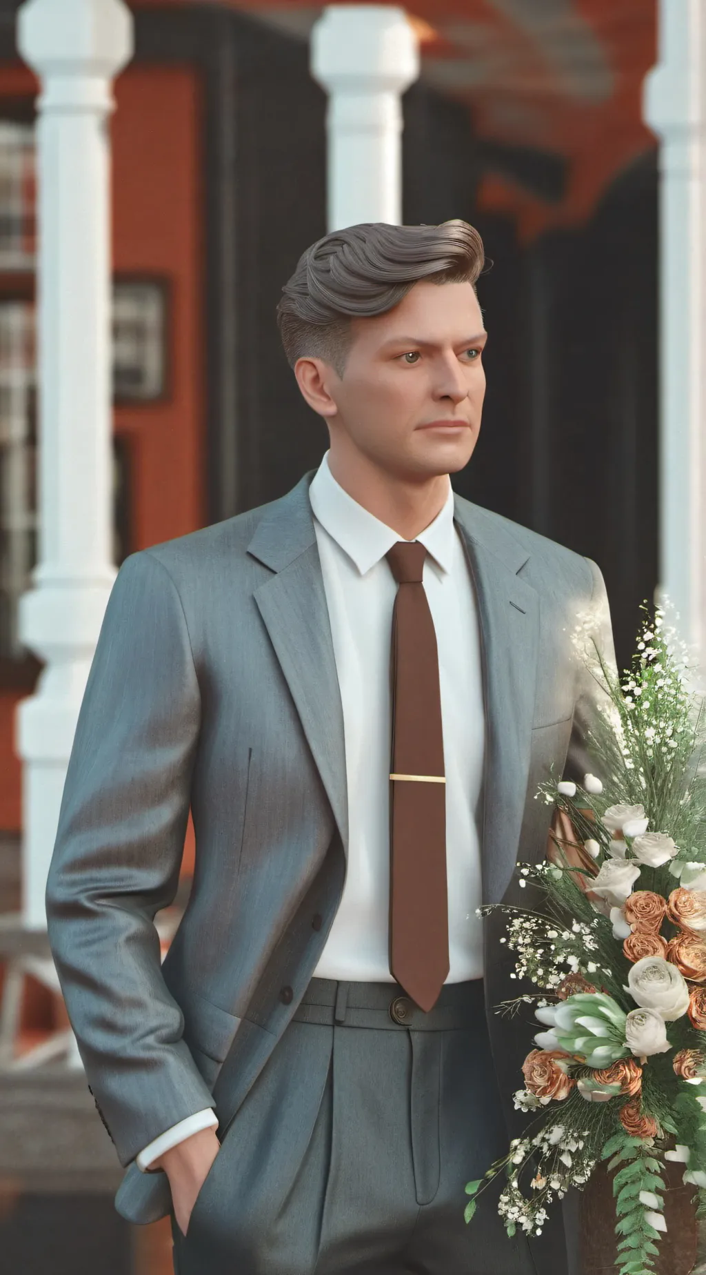 ai character: Henery Hart 😍✋ background