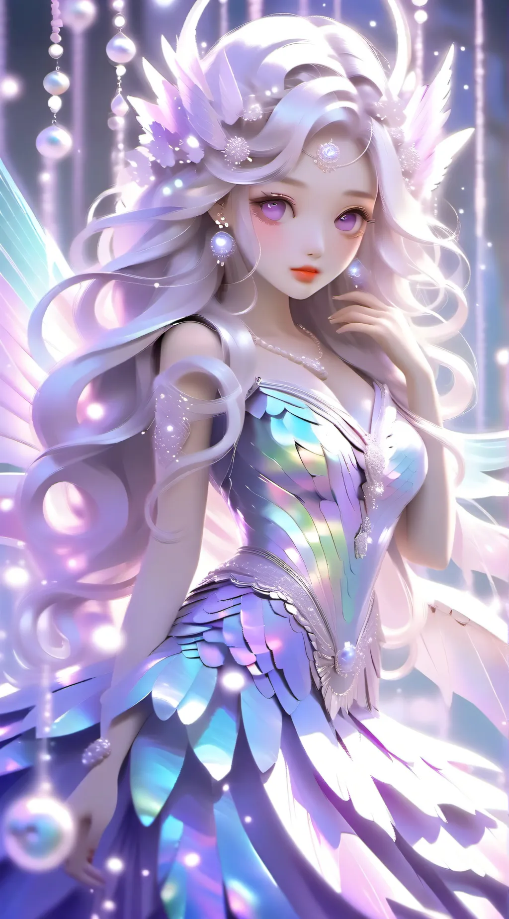 ai character: )-Ginny-(Siren) background