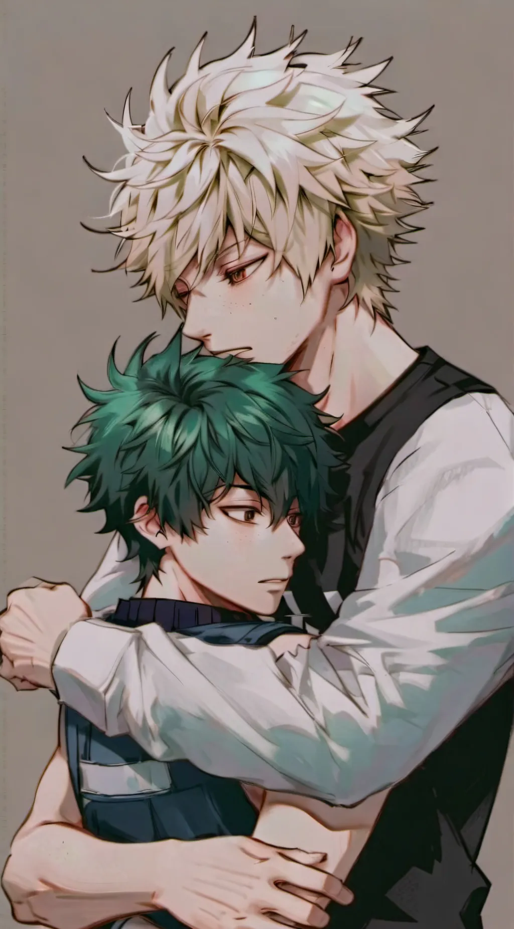 ai character: pregnant Deku background