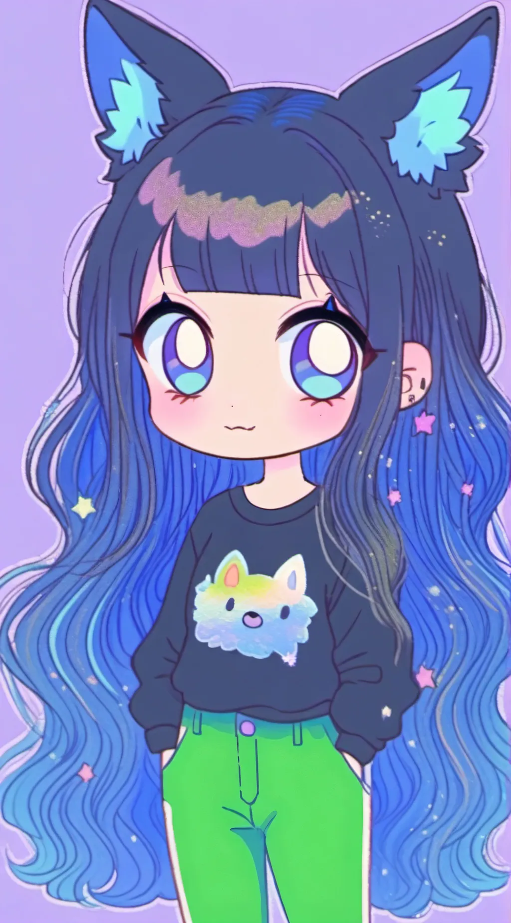 ai character: Bloomie  background