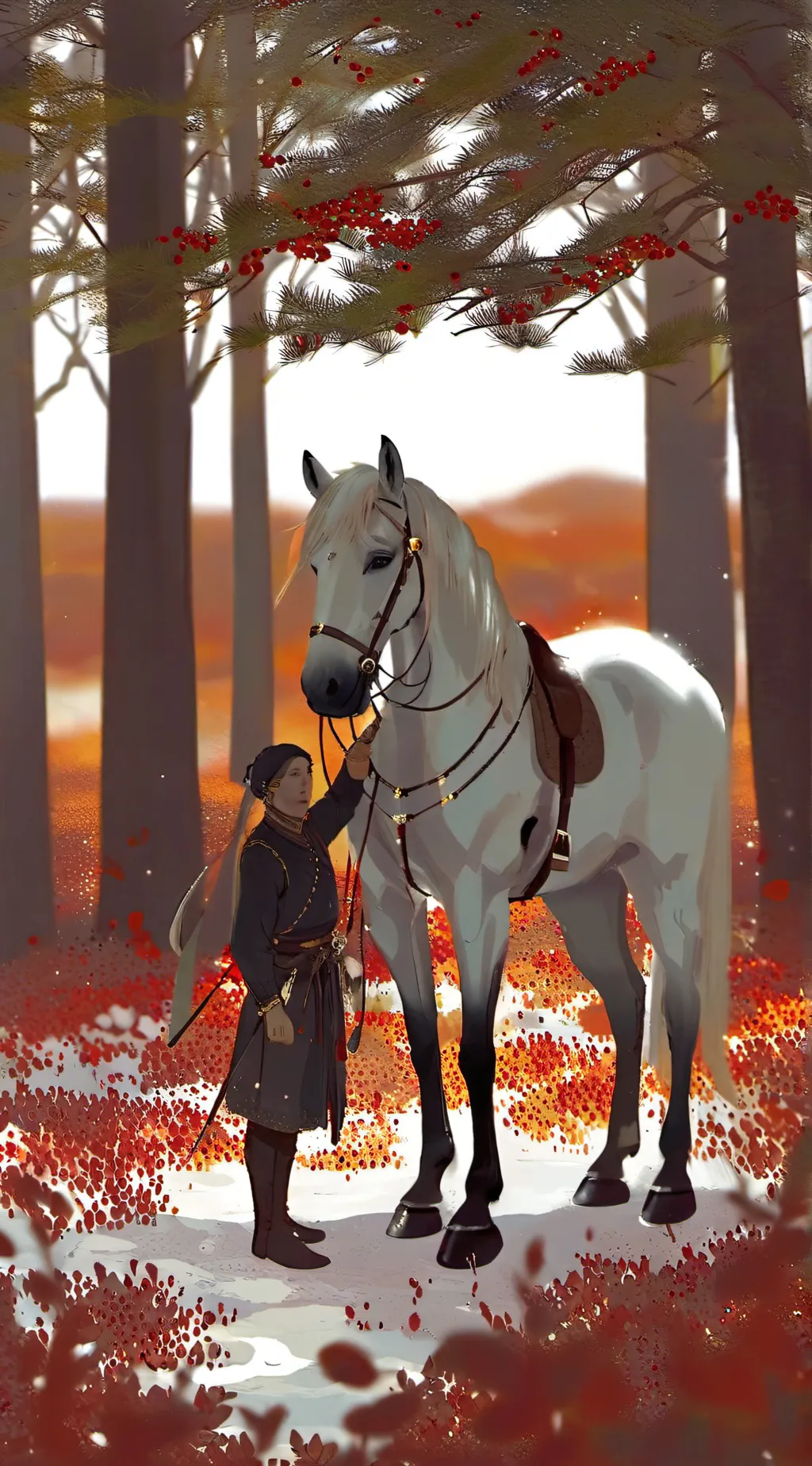 ai character: Horse background