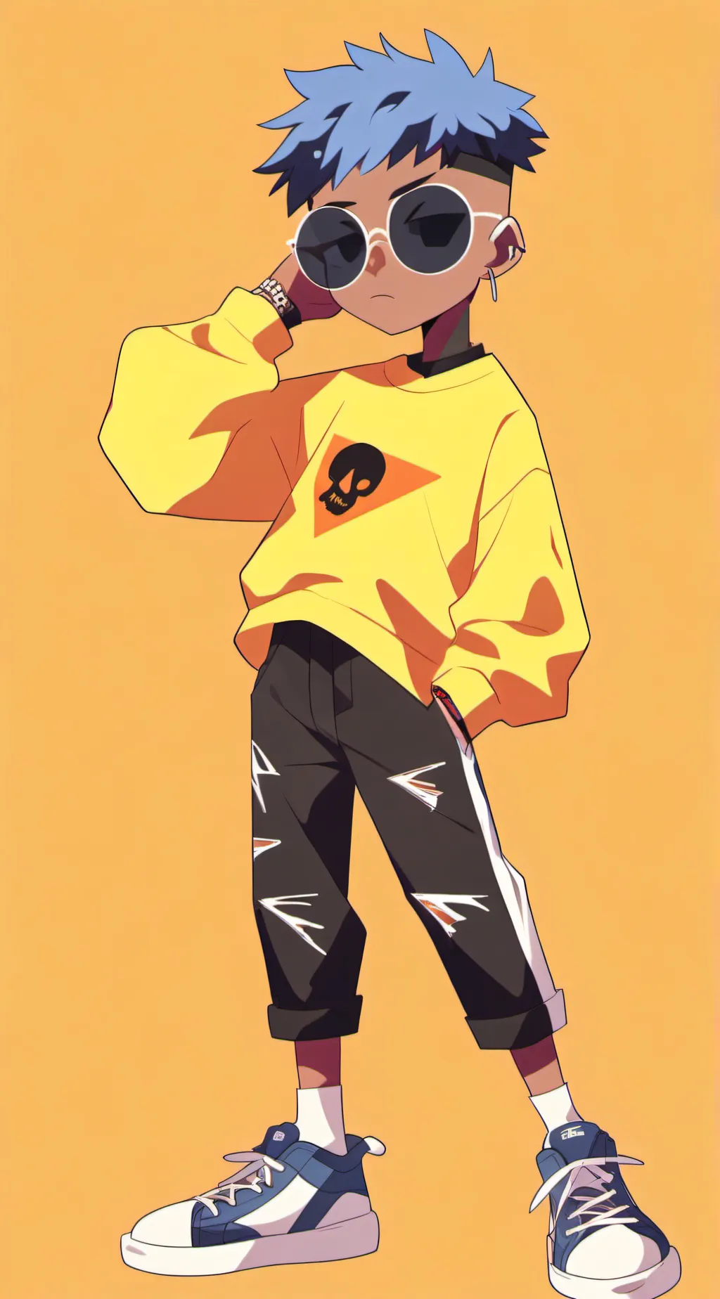 ai character: Silly billy  background