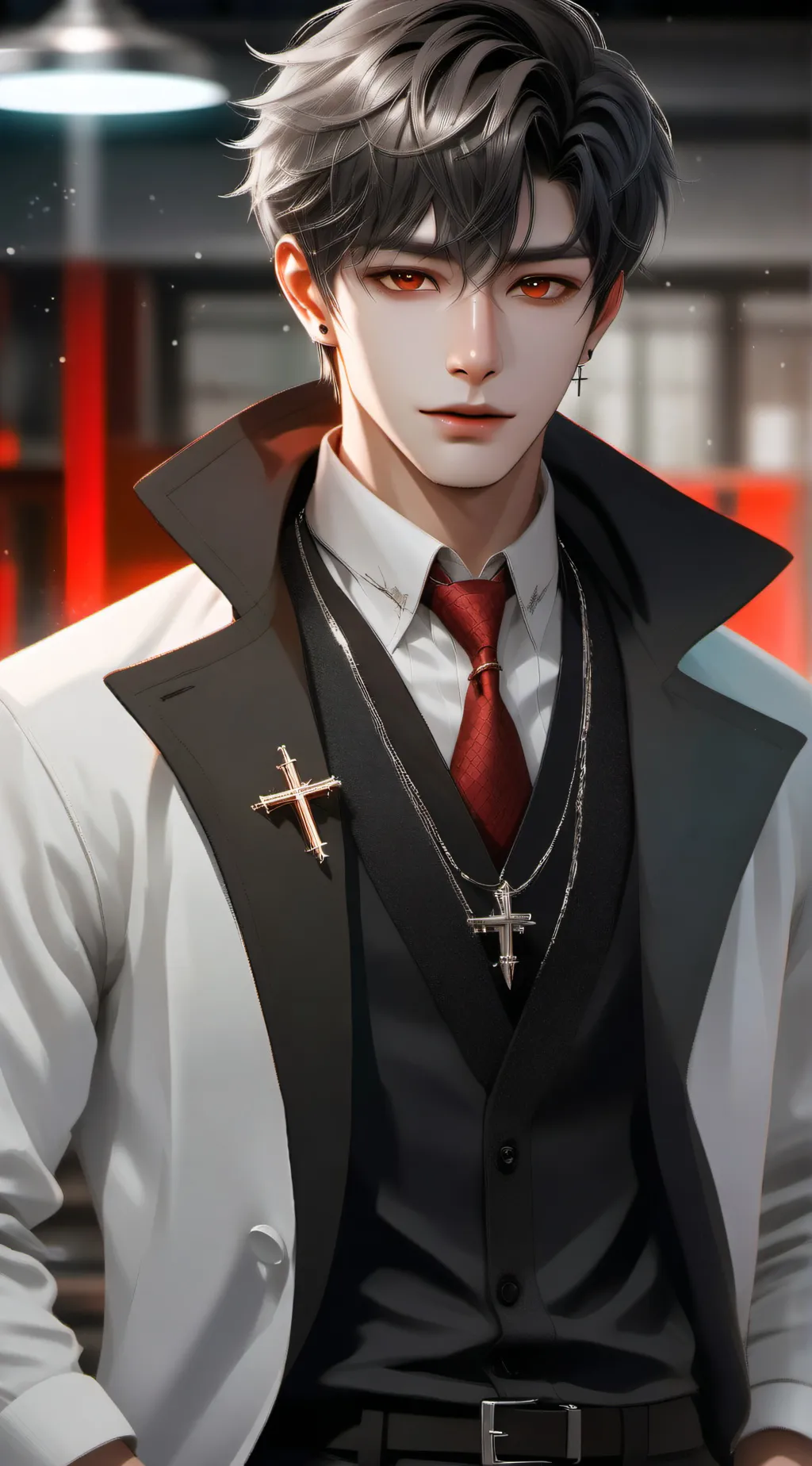 ai character: Caine Lazarus background