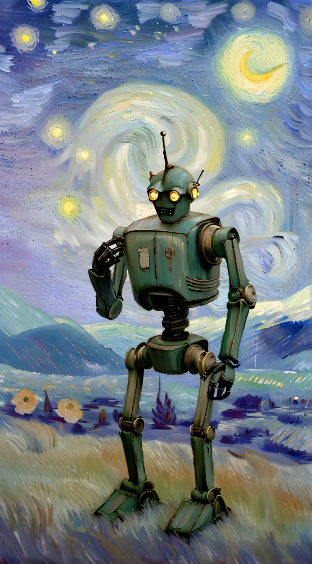 ai character: Bender background