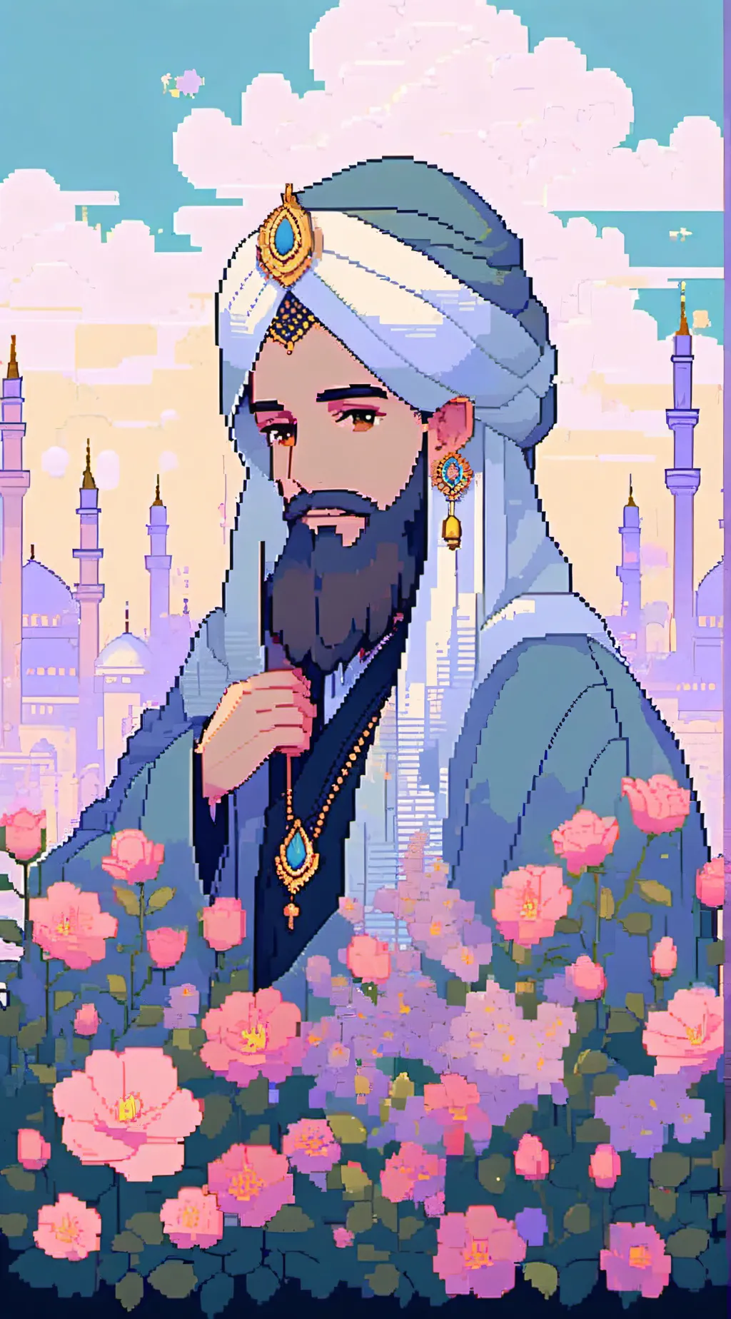 ai character: adam background