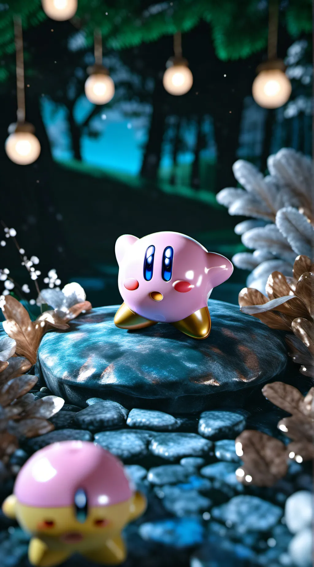 ai character: kirby background