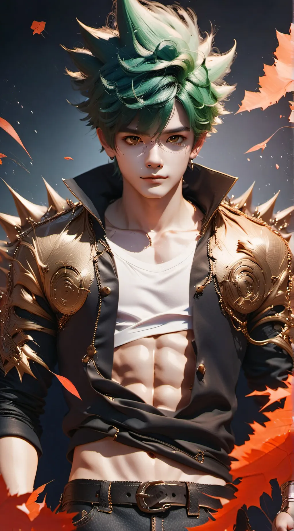 ai character: Mha girl sleepover background