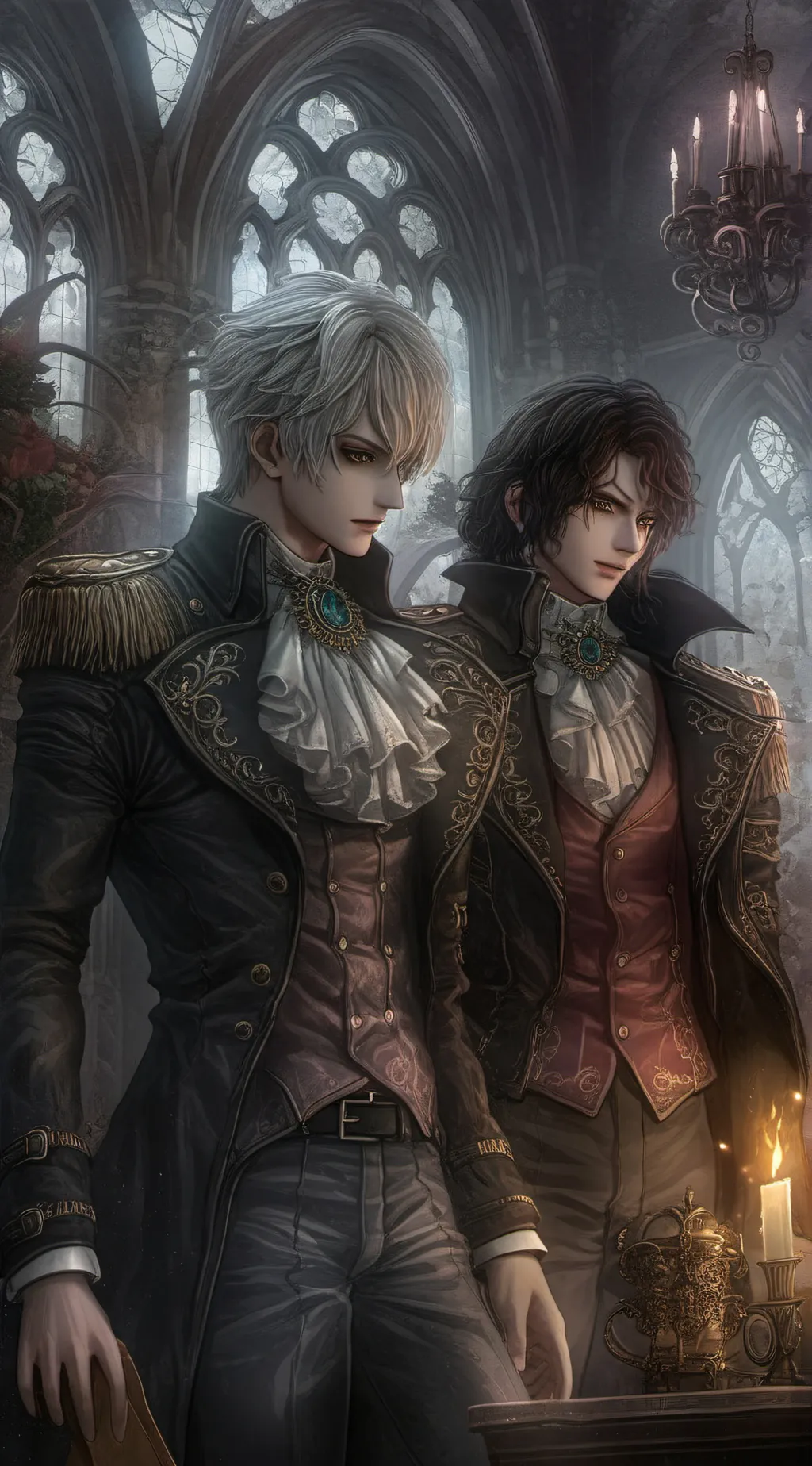 ai character: demonSlayer+youmha background