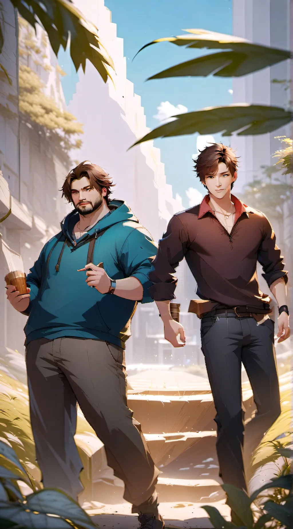 ai character: Glowup (rejection) background