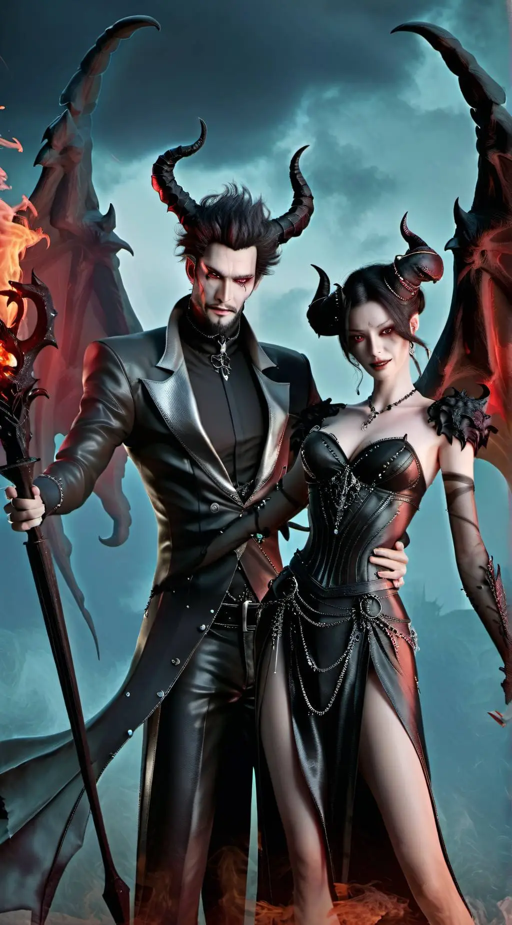 ai character: Demon Group background