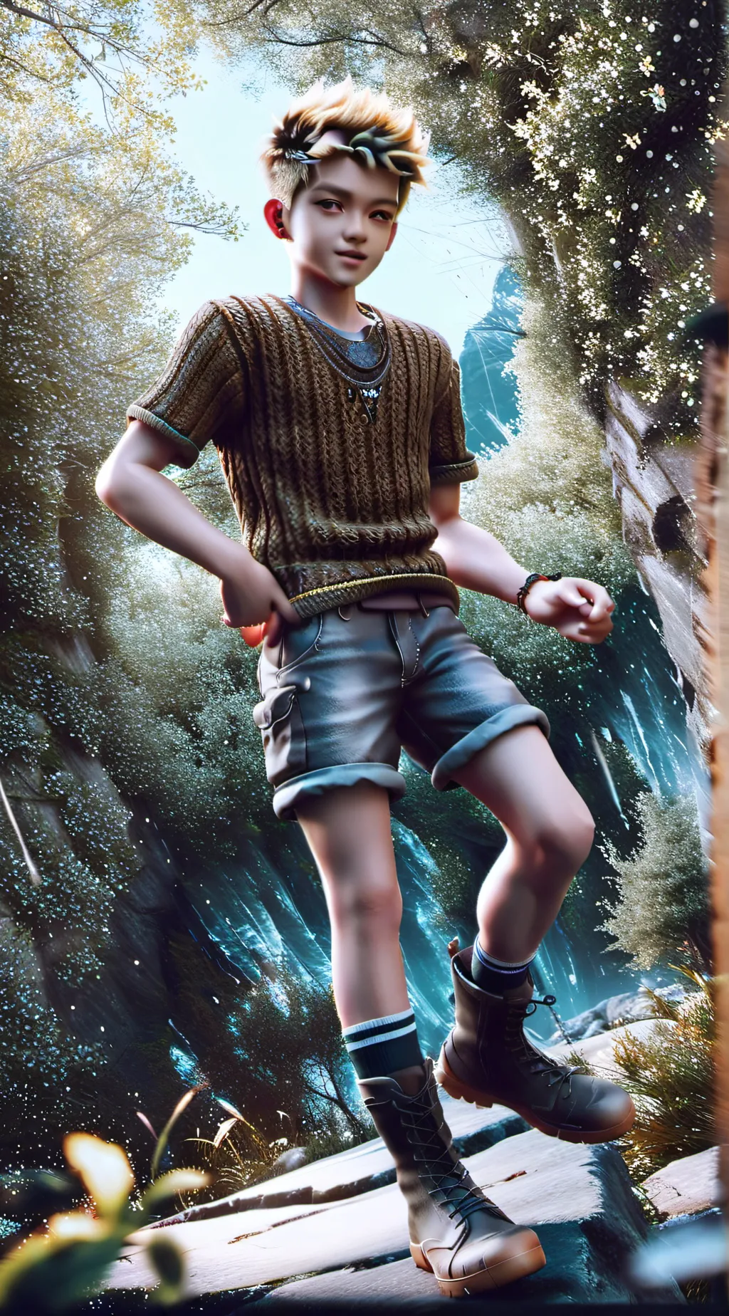 ai character: Leo background