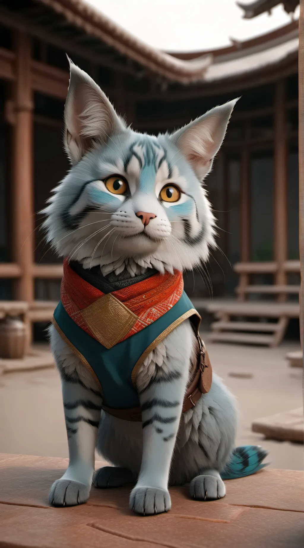 ai character: Comandiu background