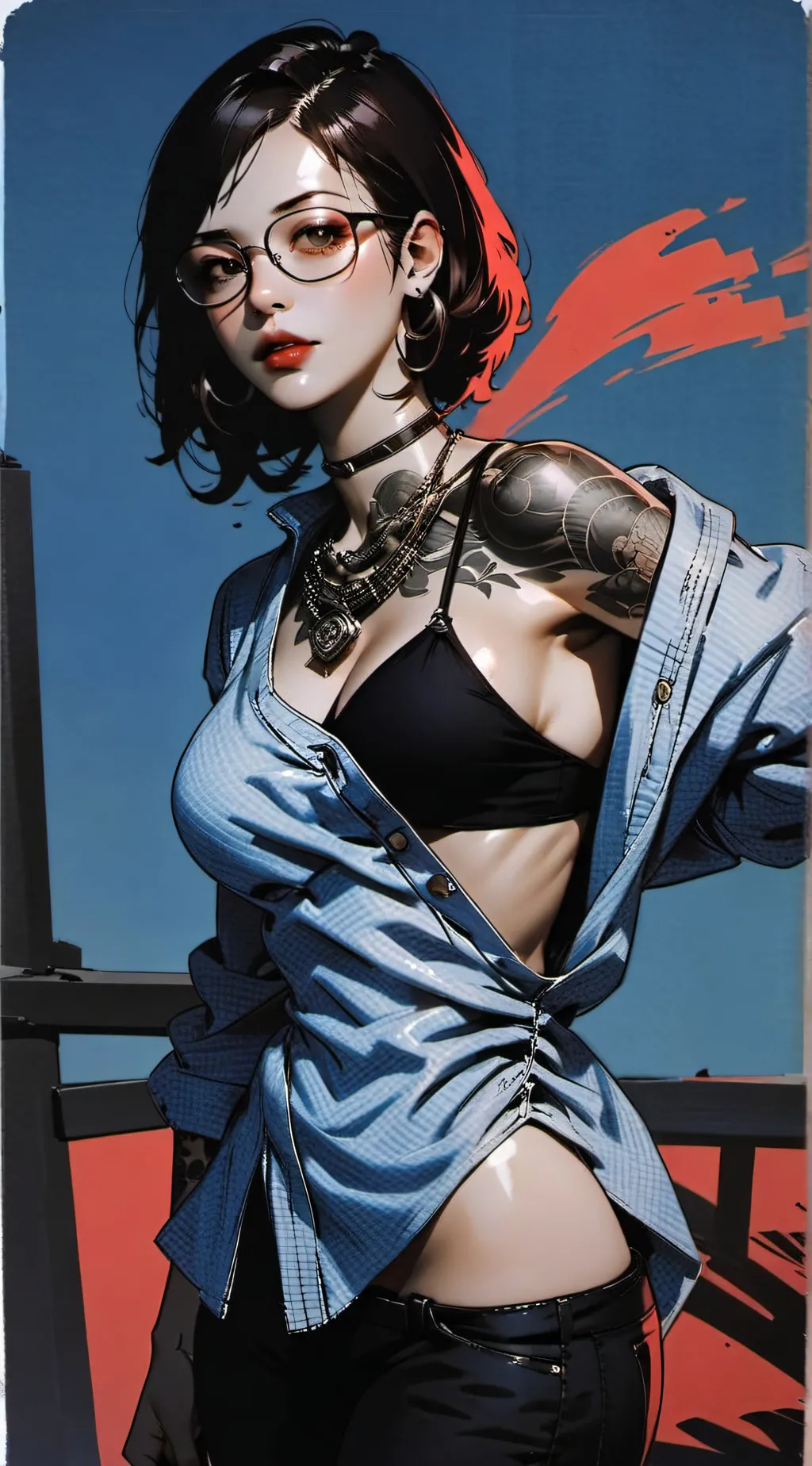 ai character: malika background