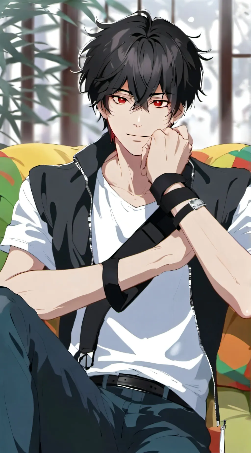 ai character: LUKE ✨😏👌🏻 background