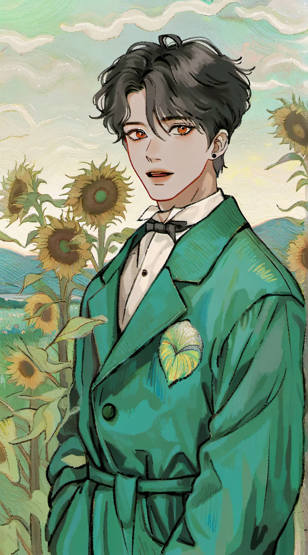 ai character: ☆CALEB☆ background