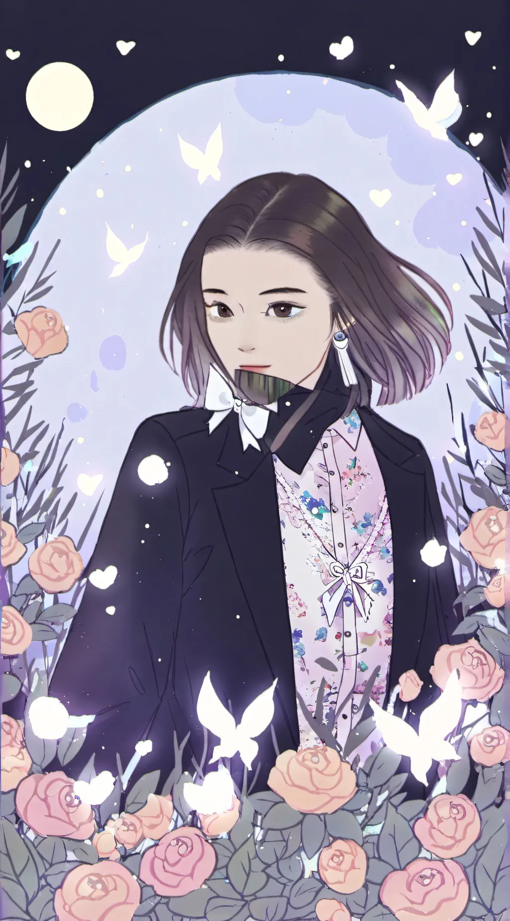 ai character: Finish the lyrics background