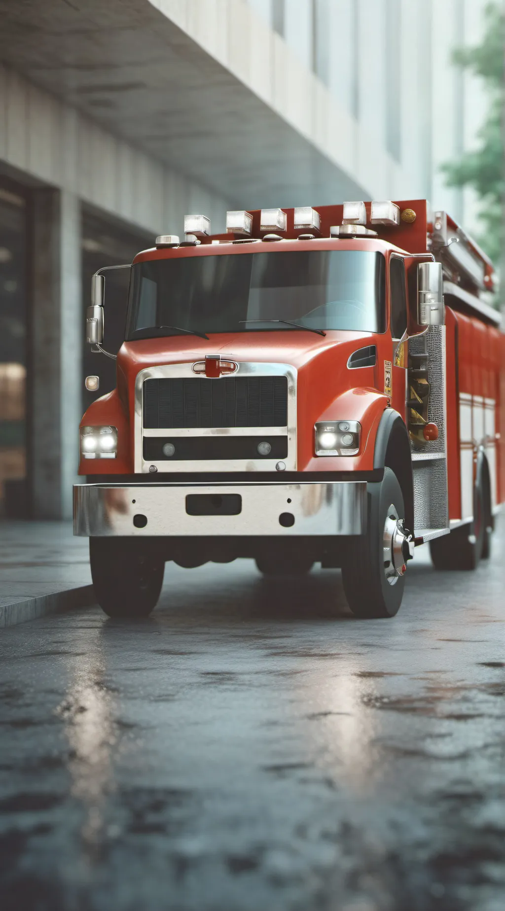 ai character: Firetruck for KJ background