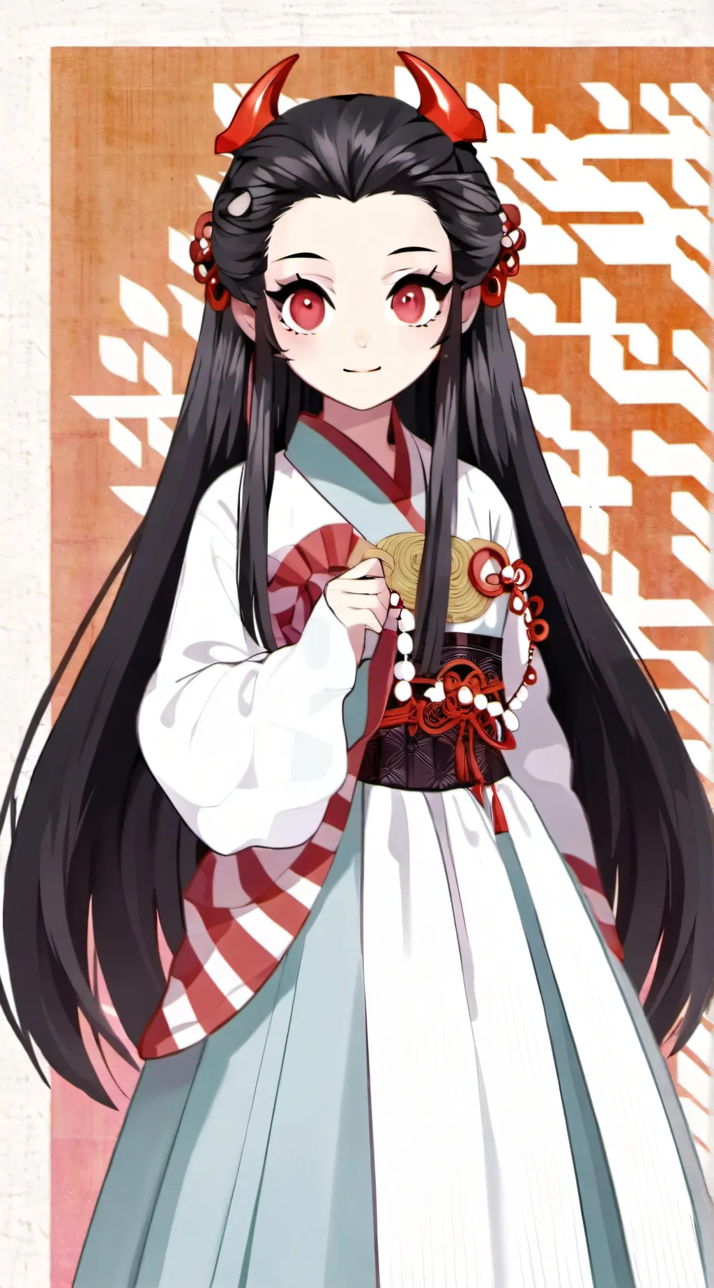 ai character: Nezuko kamado background