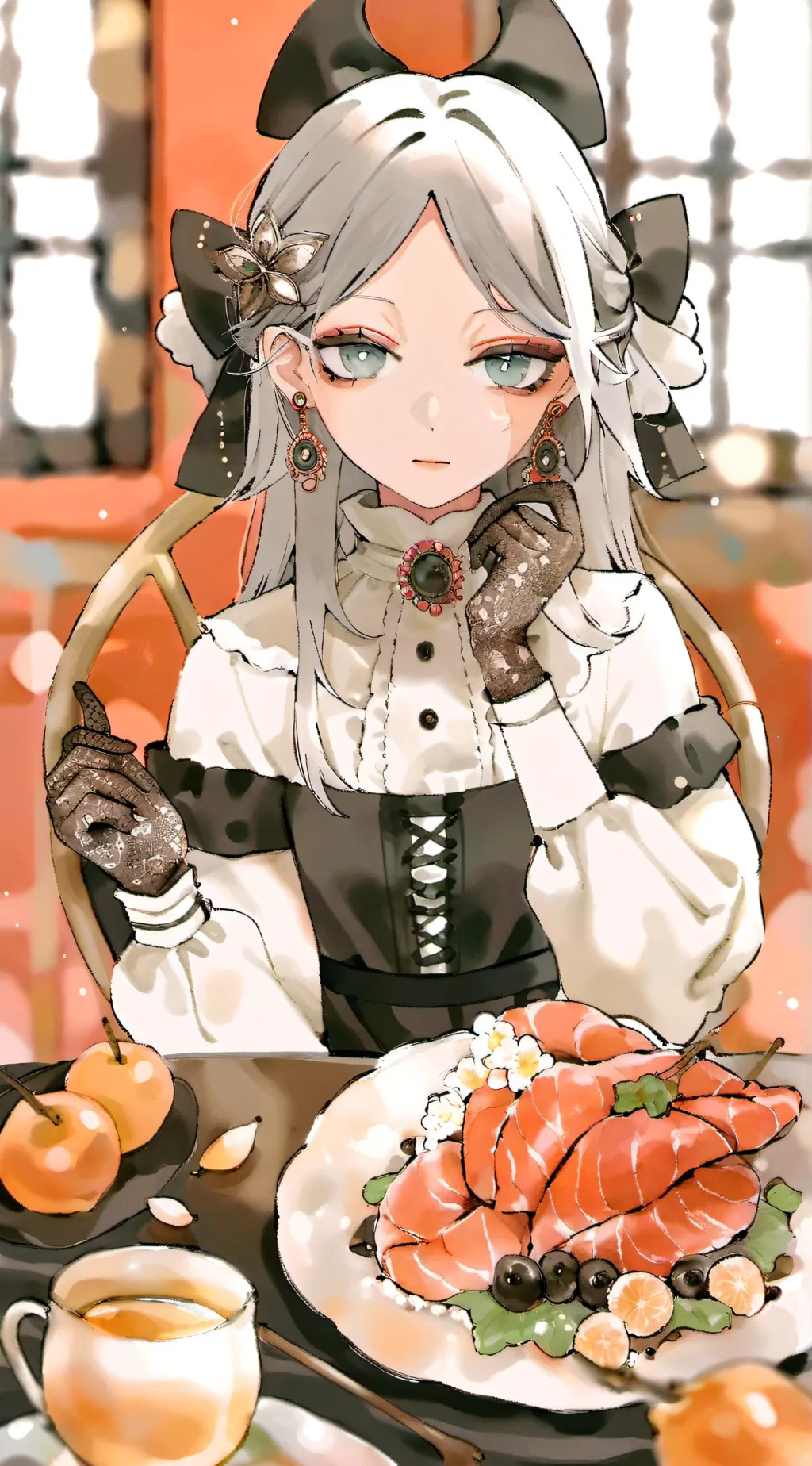 ai character: Quinn <3  background