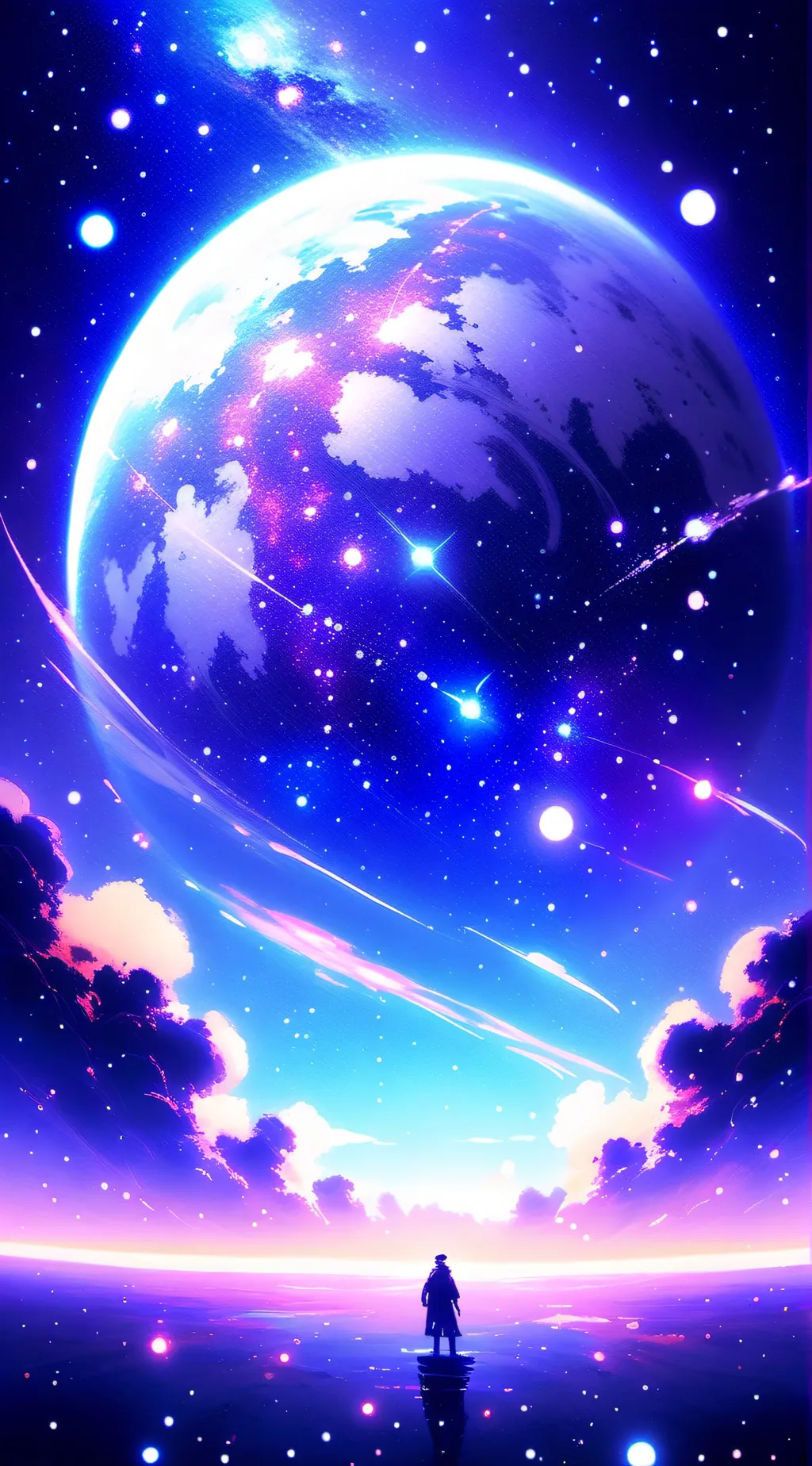 ai character: Planet X background